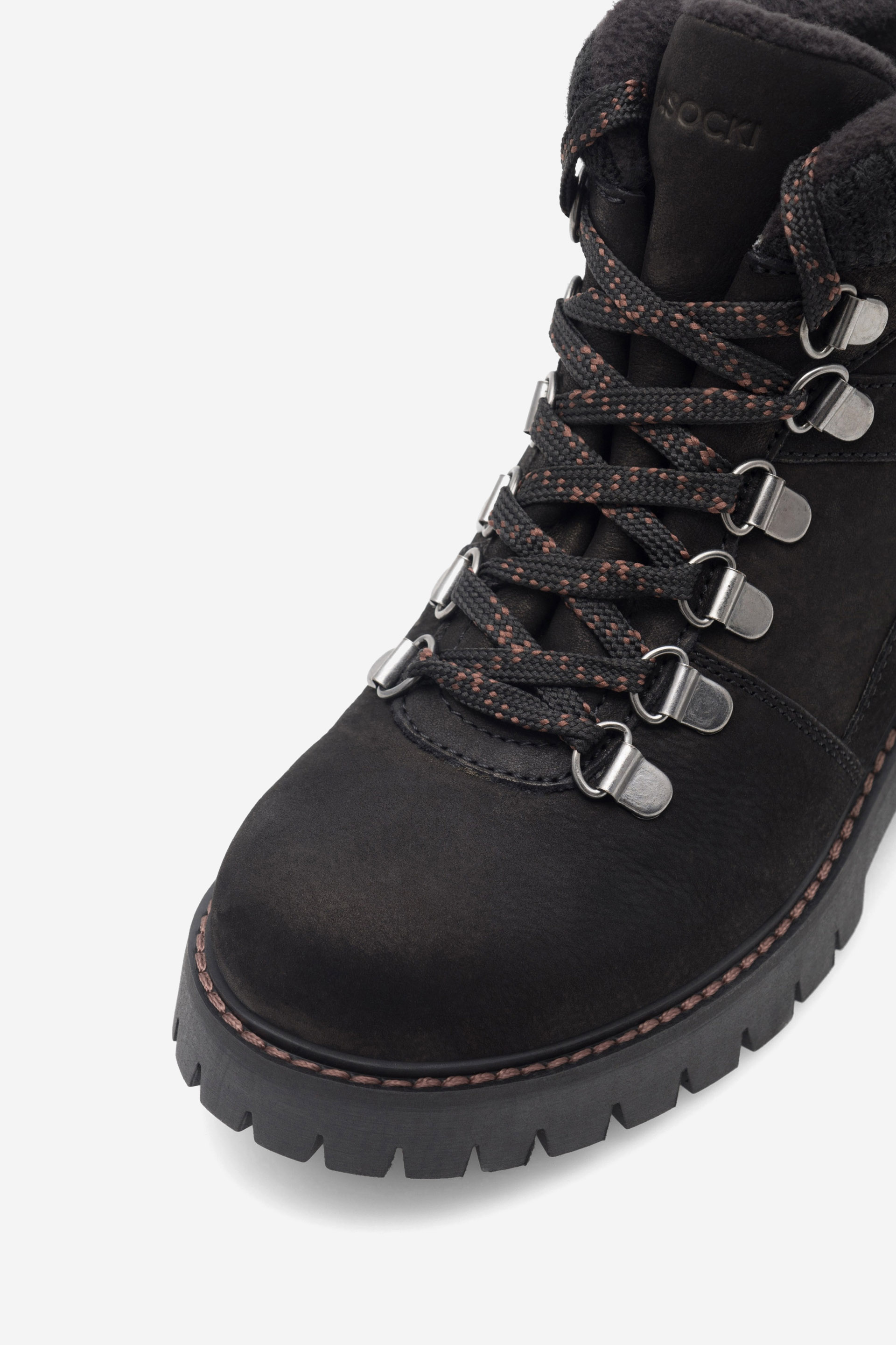 Gležnjarji z vezalkami Črna