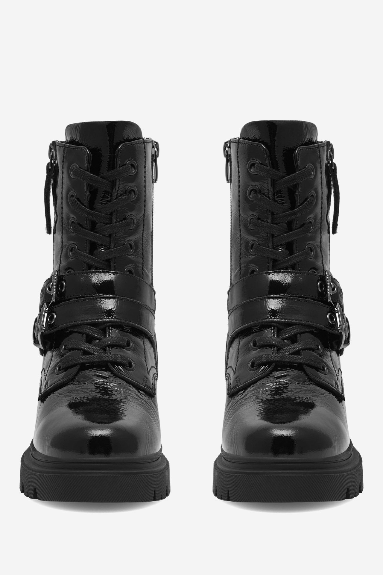 Šnurovacie topánky Čierna