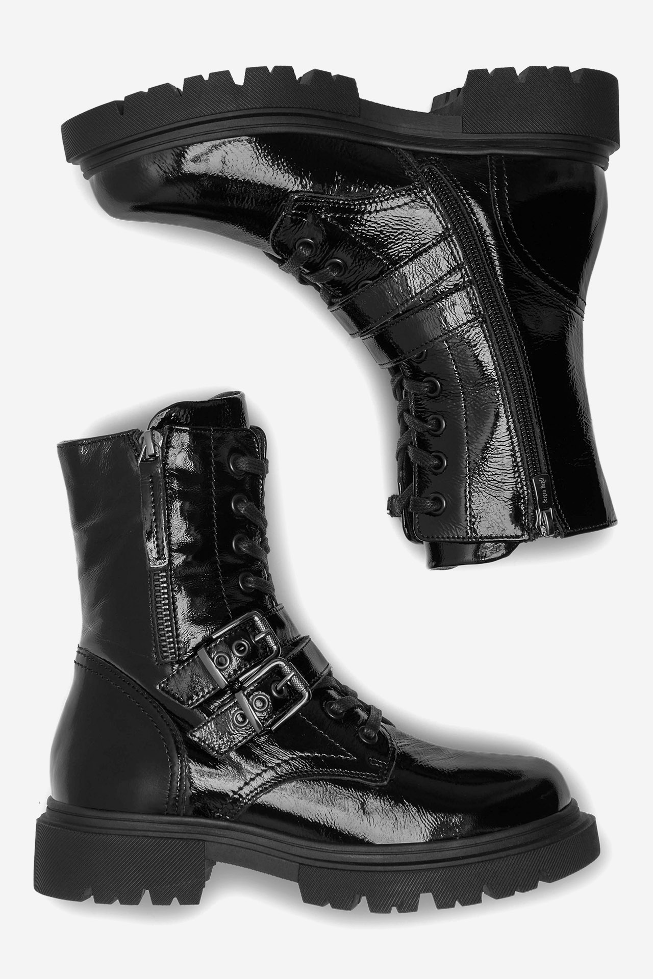 Šnurovacie topánky Čierna