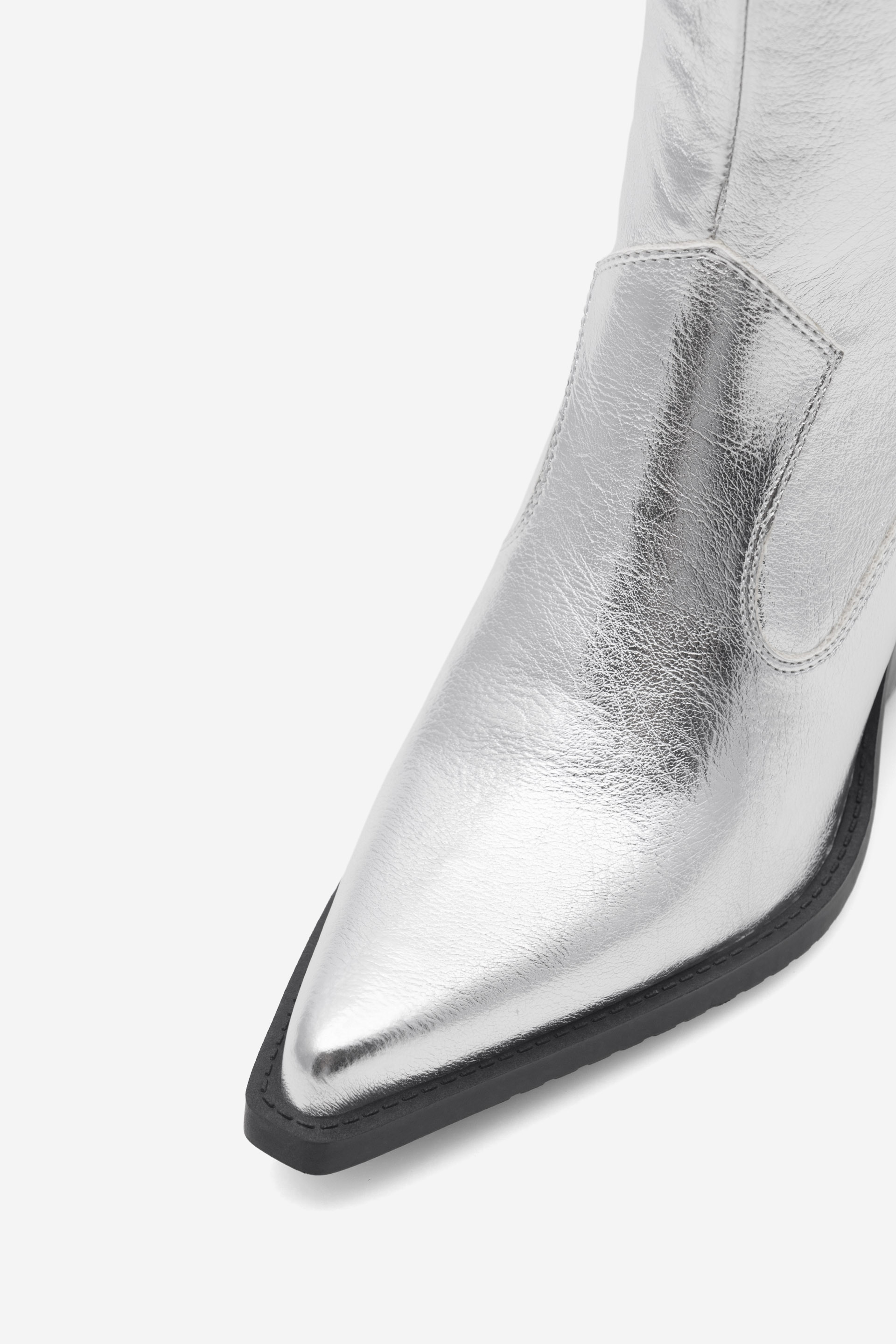 Kavbojski škornji Srebrna