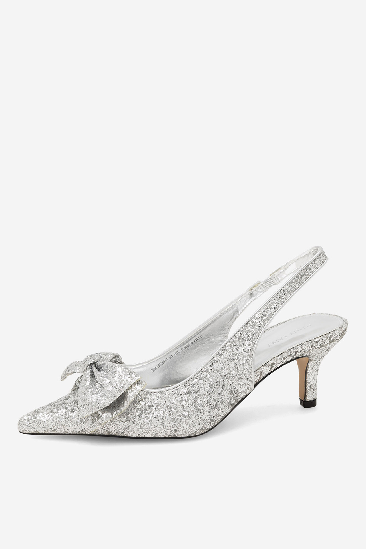 Čevlji z visoko peto Srebrna