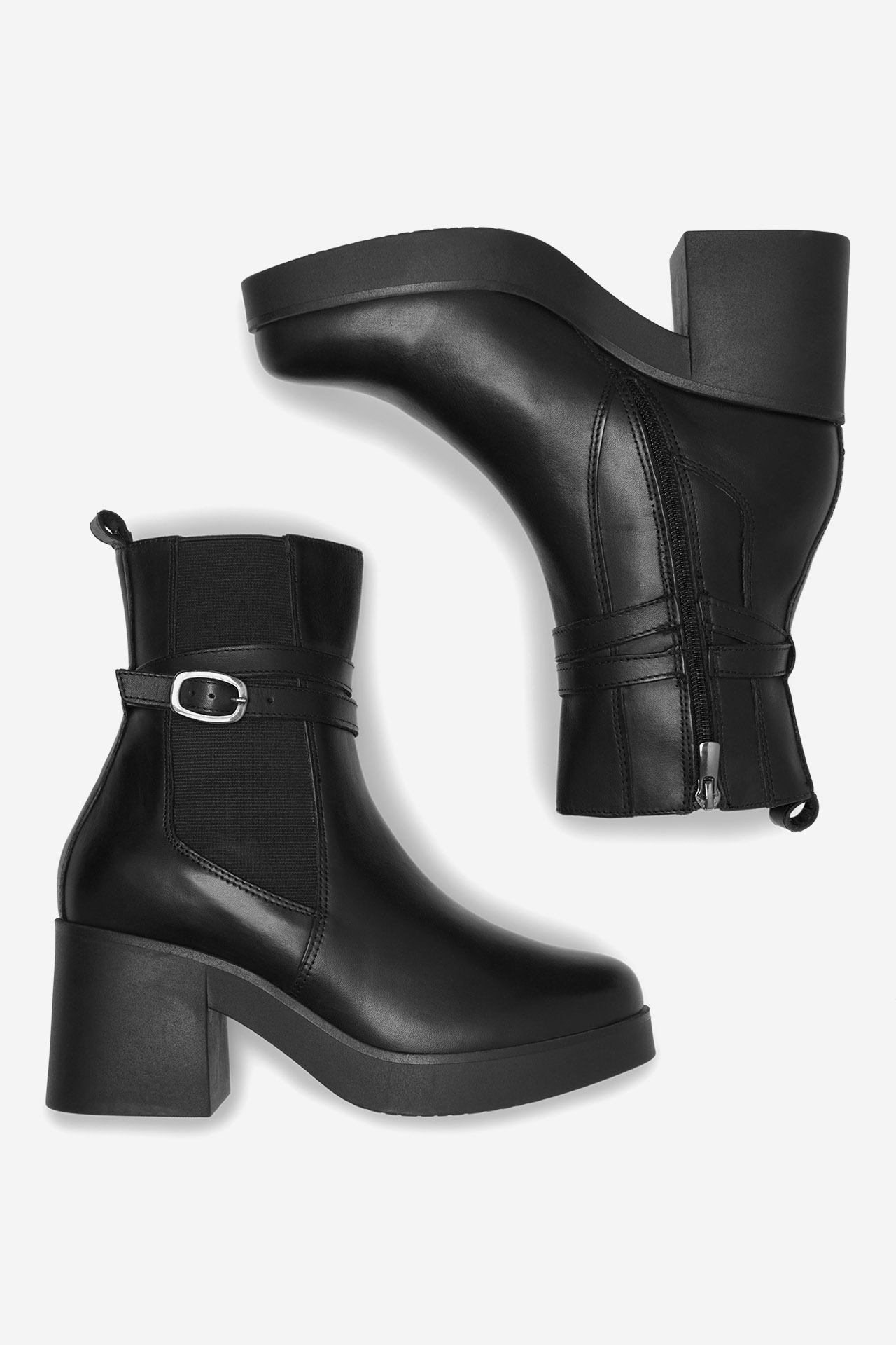 Kotníková obuv ČERNÁ