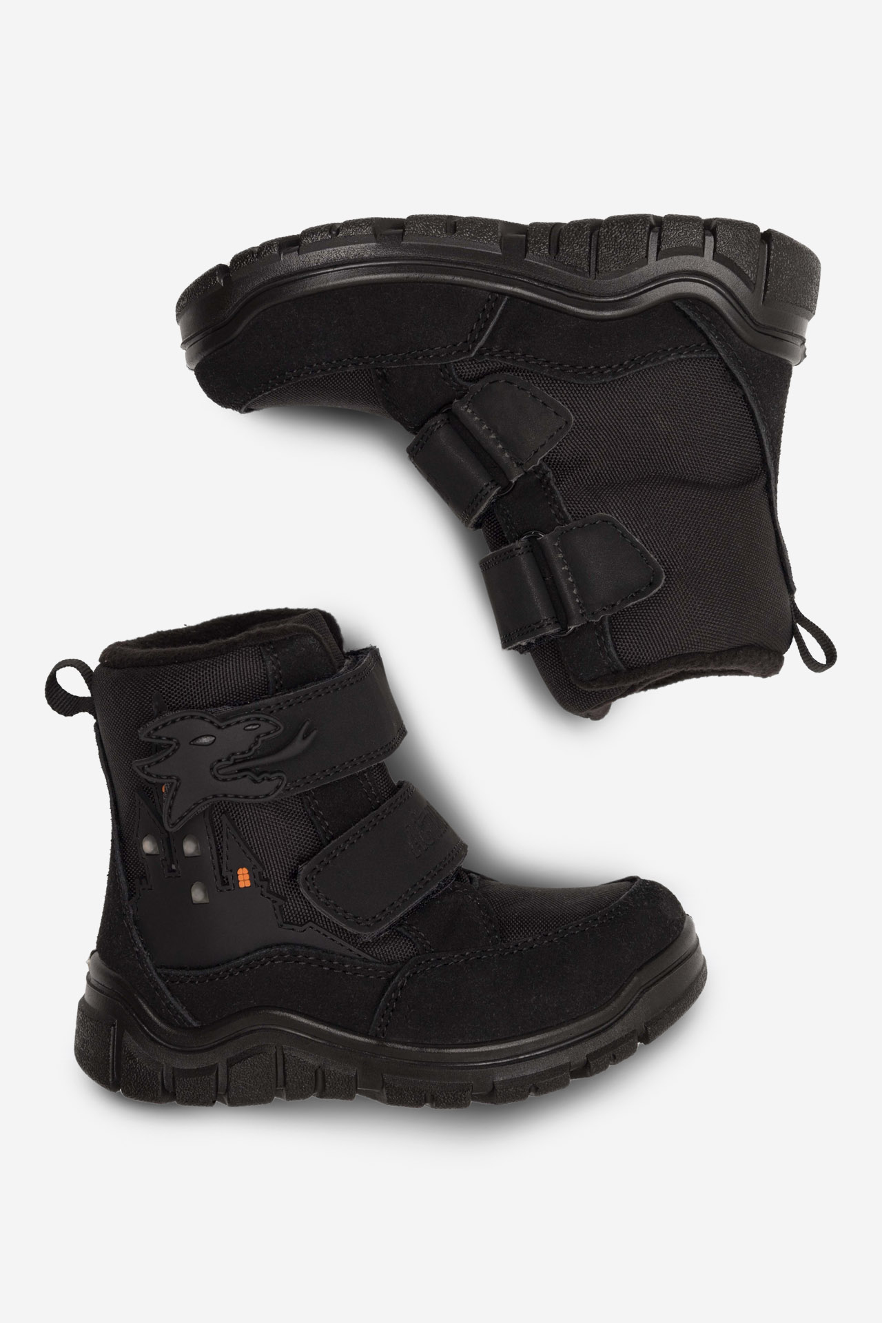 Gležnjarji z vezalkami Črna