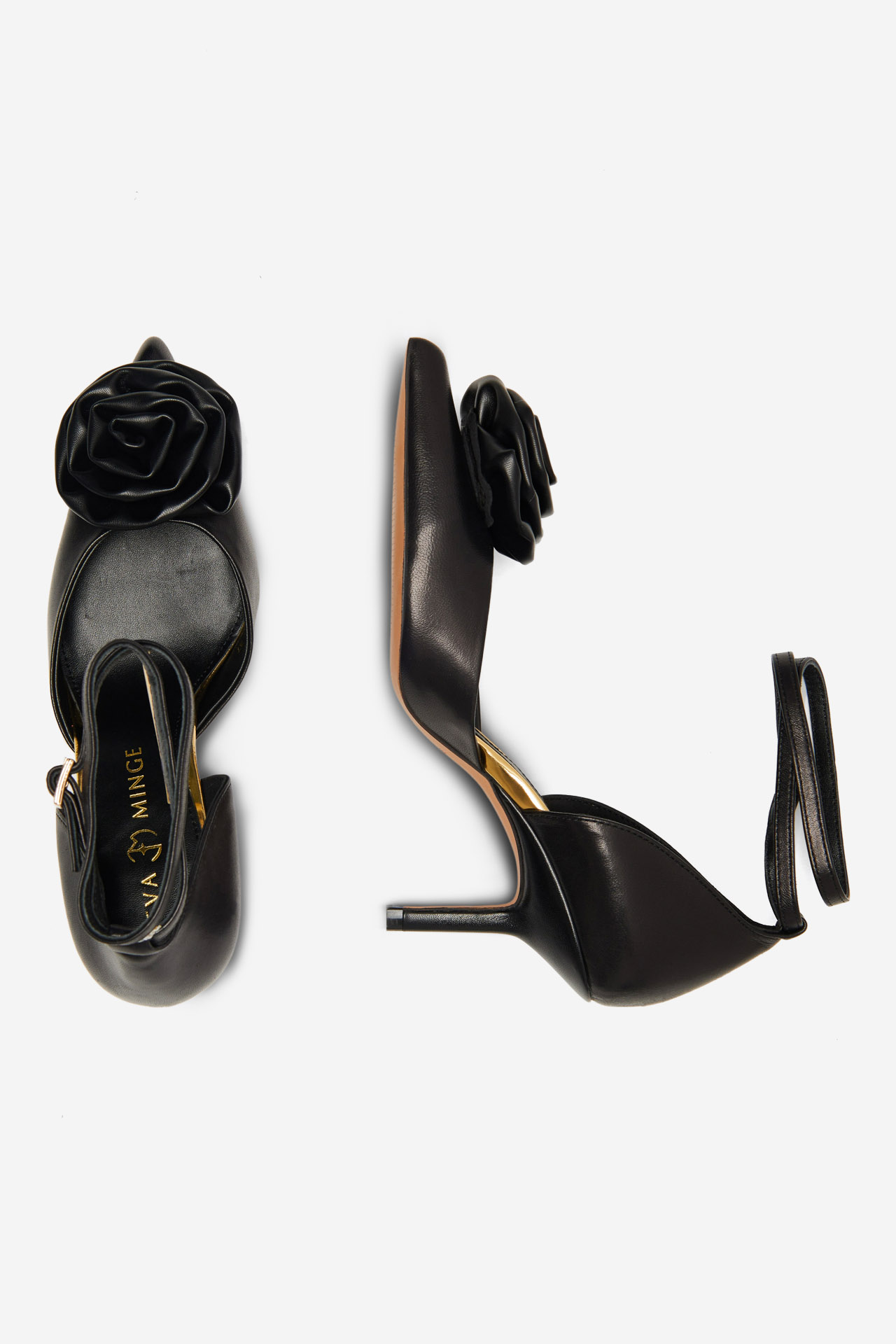 Pantofi cu toc NEGRU