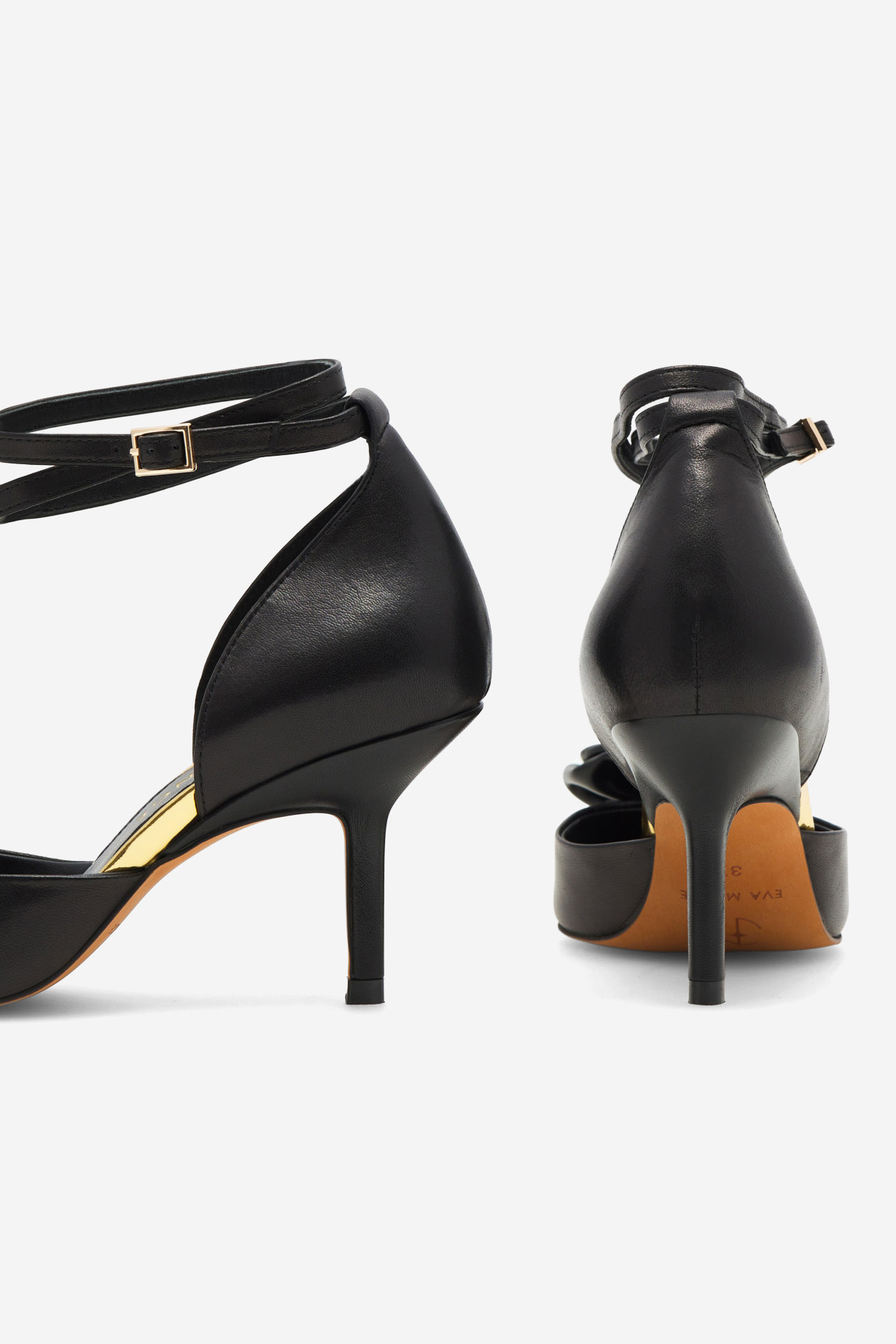 Pantofi cu toc NEGRU