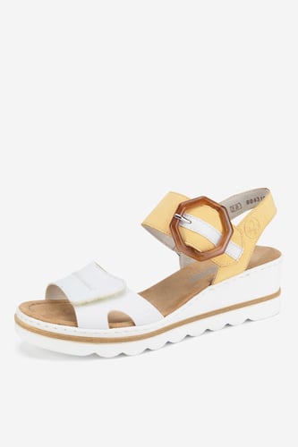 Sandali Rieker 67476-69 Bela