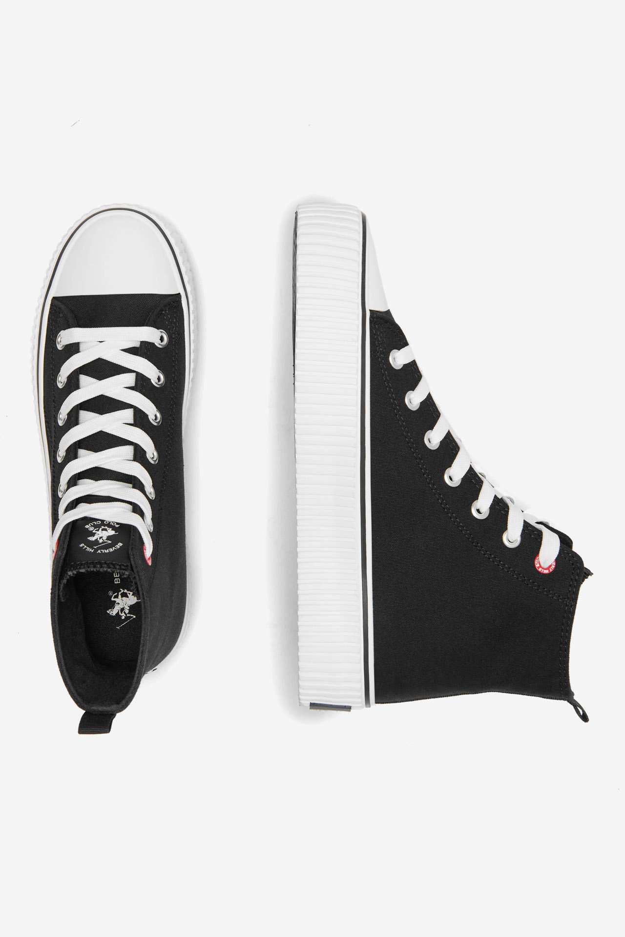 Platnene superge Črna