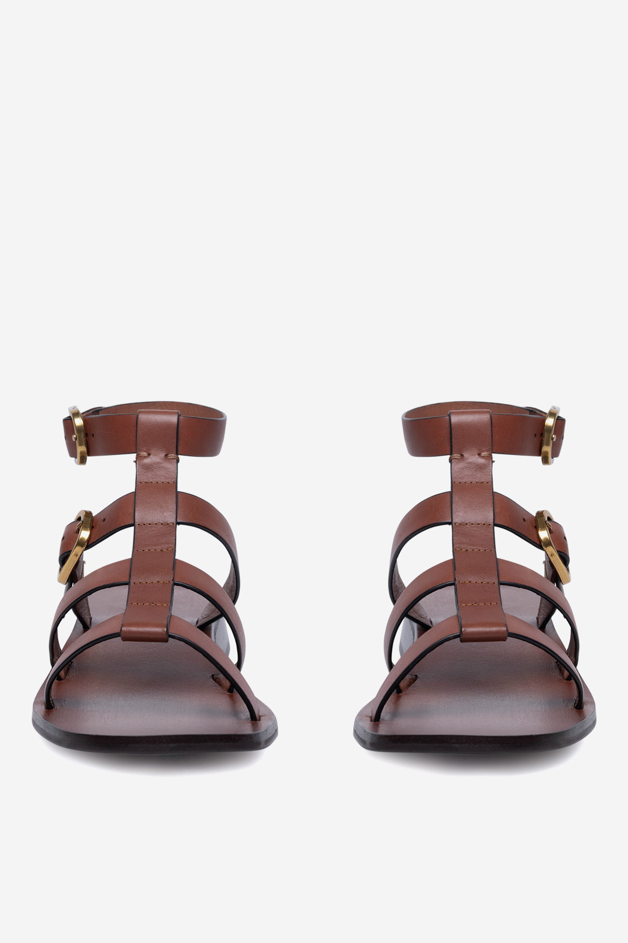 Sandále Svetlo hnedá