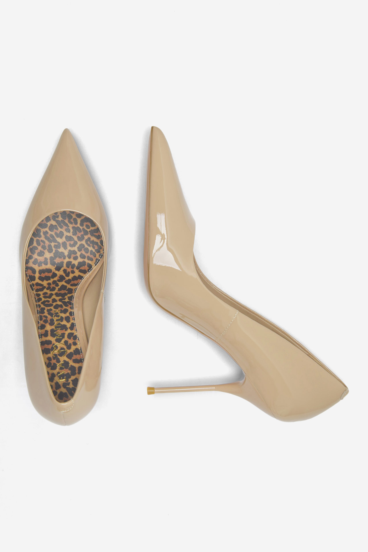 Čevlji z visoko peto Bež