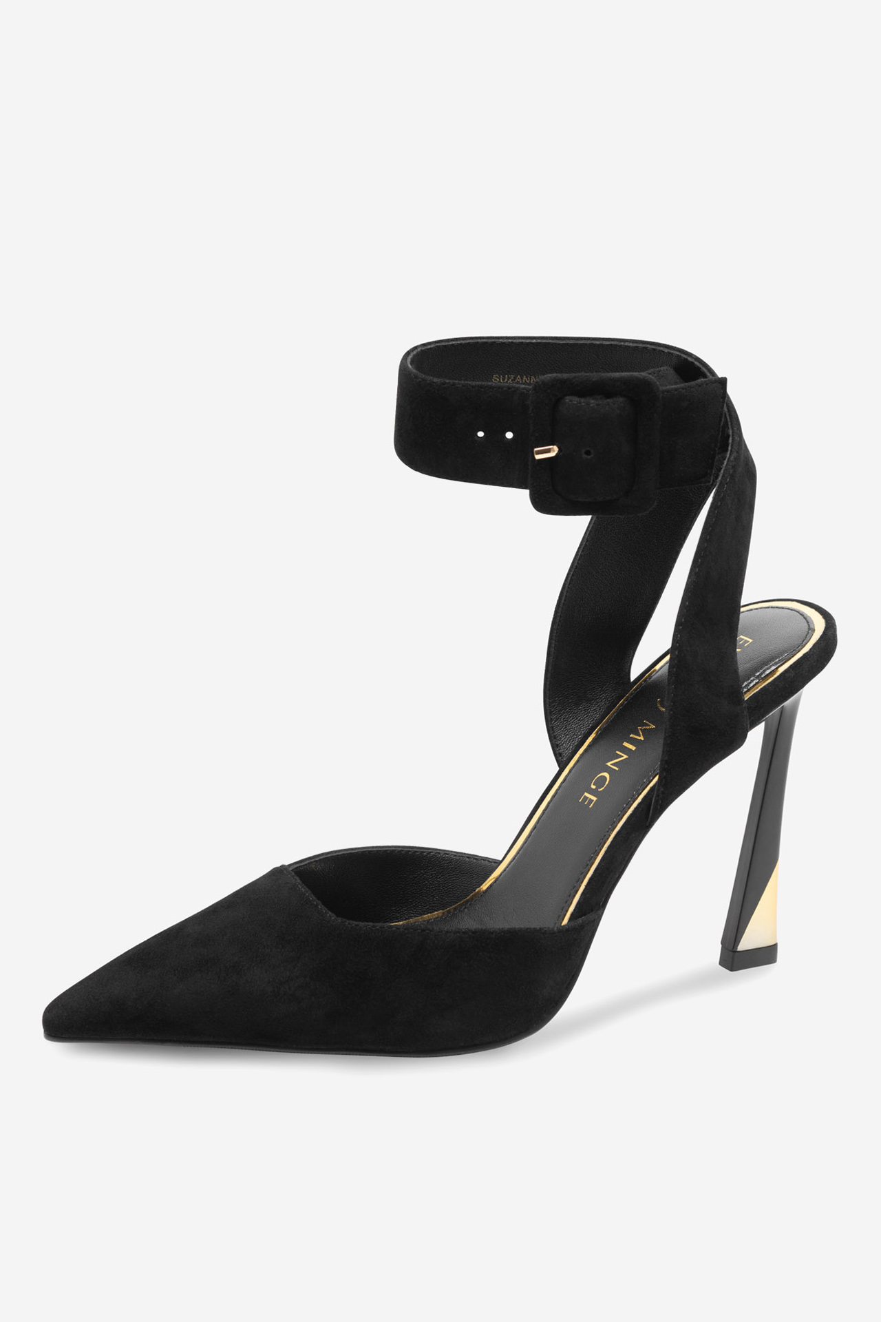 Čevlji z visoko peto Črna