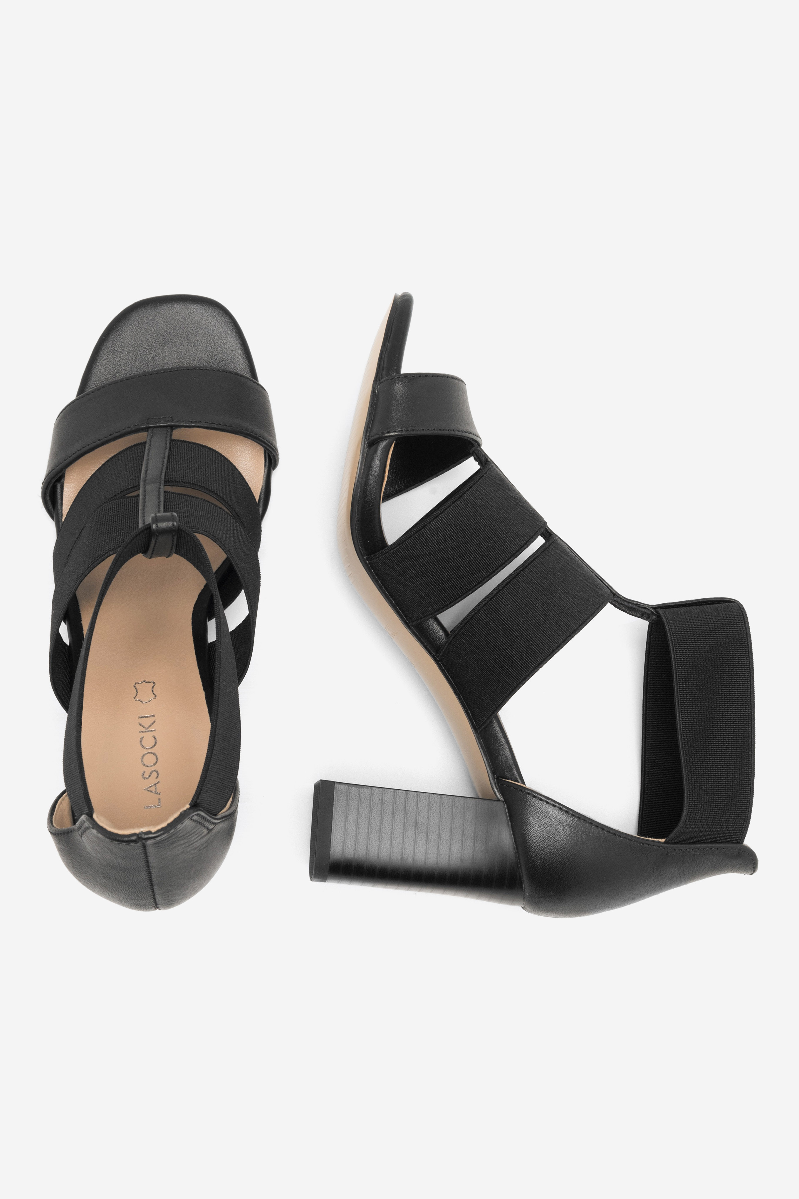 Sandály ČERNÁ