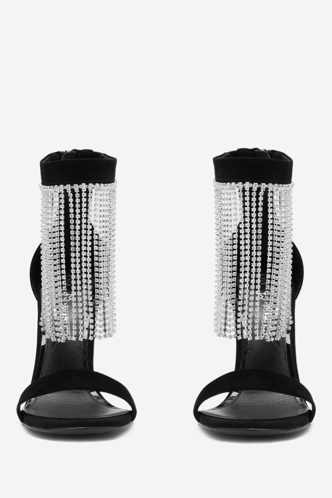 Sandály EVA MINGE VALENTINE-2360-106 ČERNÁ