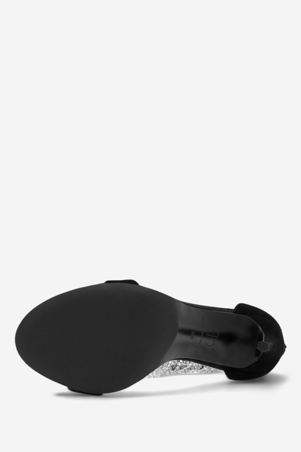 Sandály EVA MINGE VALENTINE-2360-106 ČERNÁ