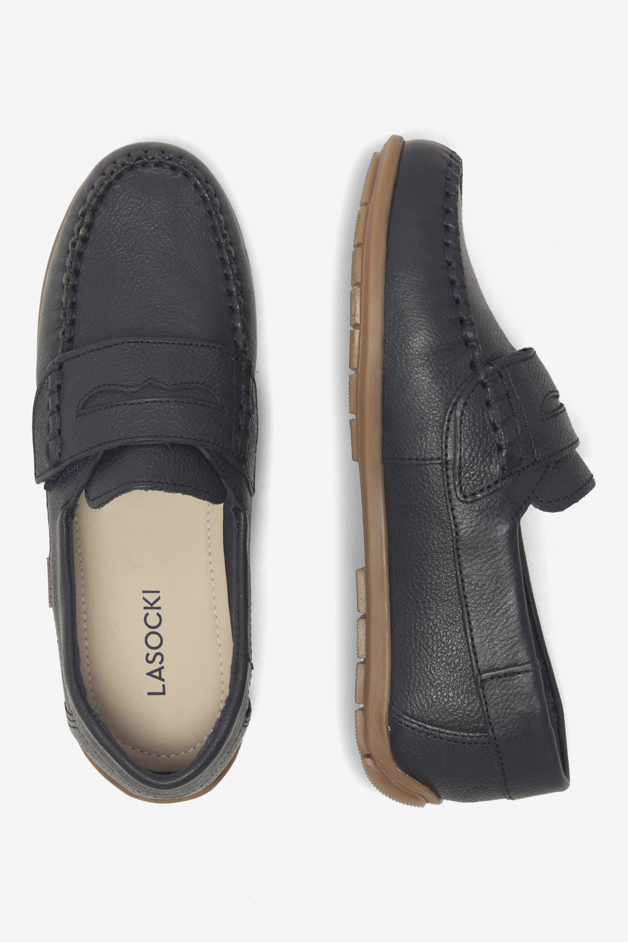 Mokasíny TMAVĚ MODRÁ