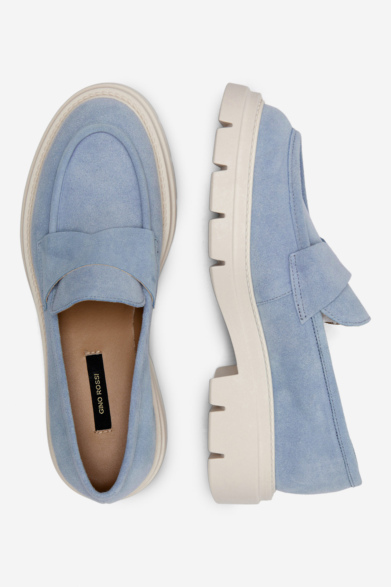 Čevlji brez vezalk Svetlo modra