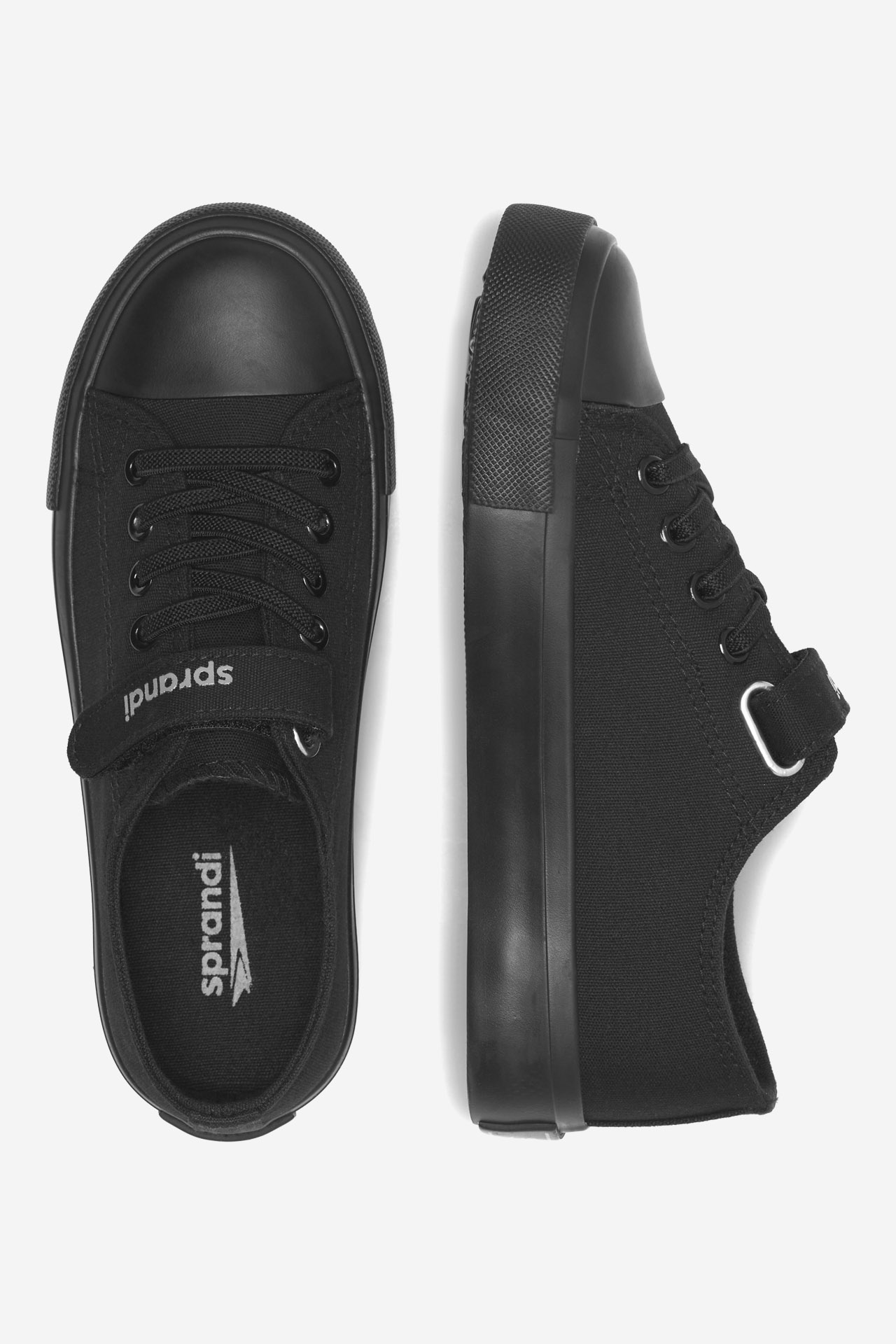 Platnene superge Črna