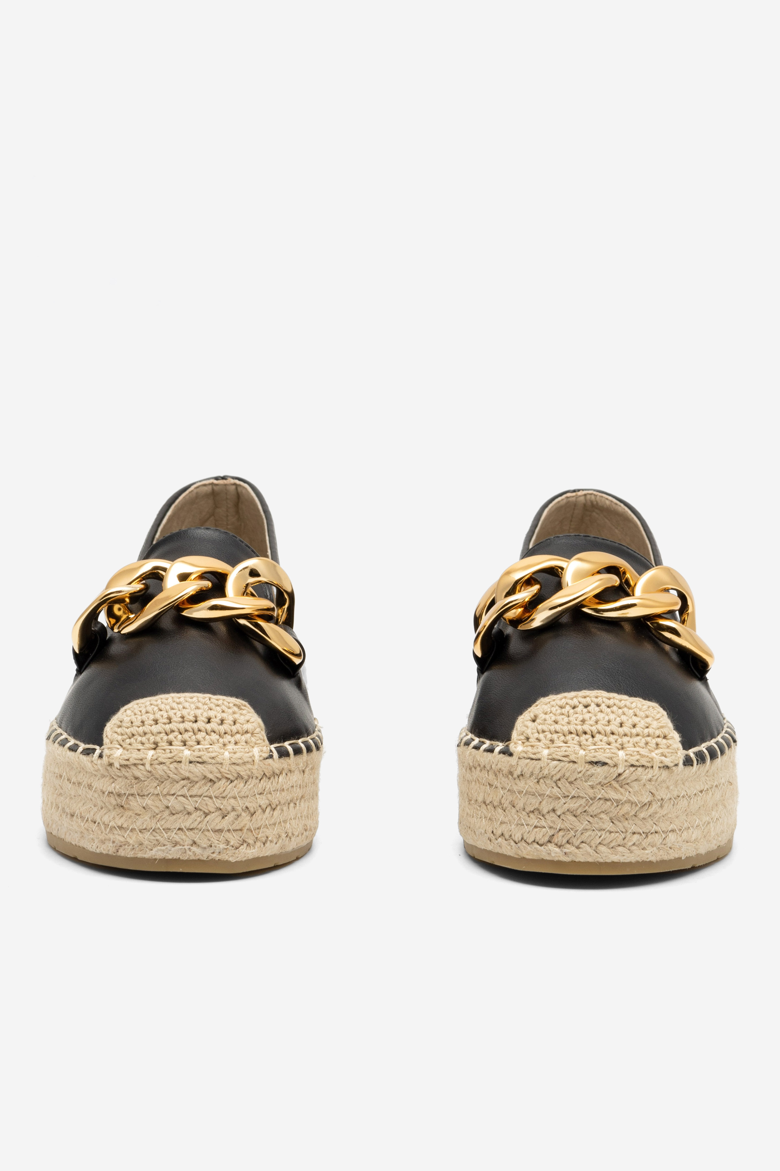 Espadrile Črna