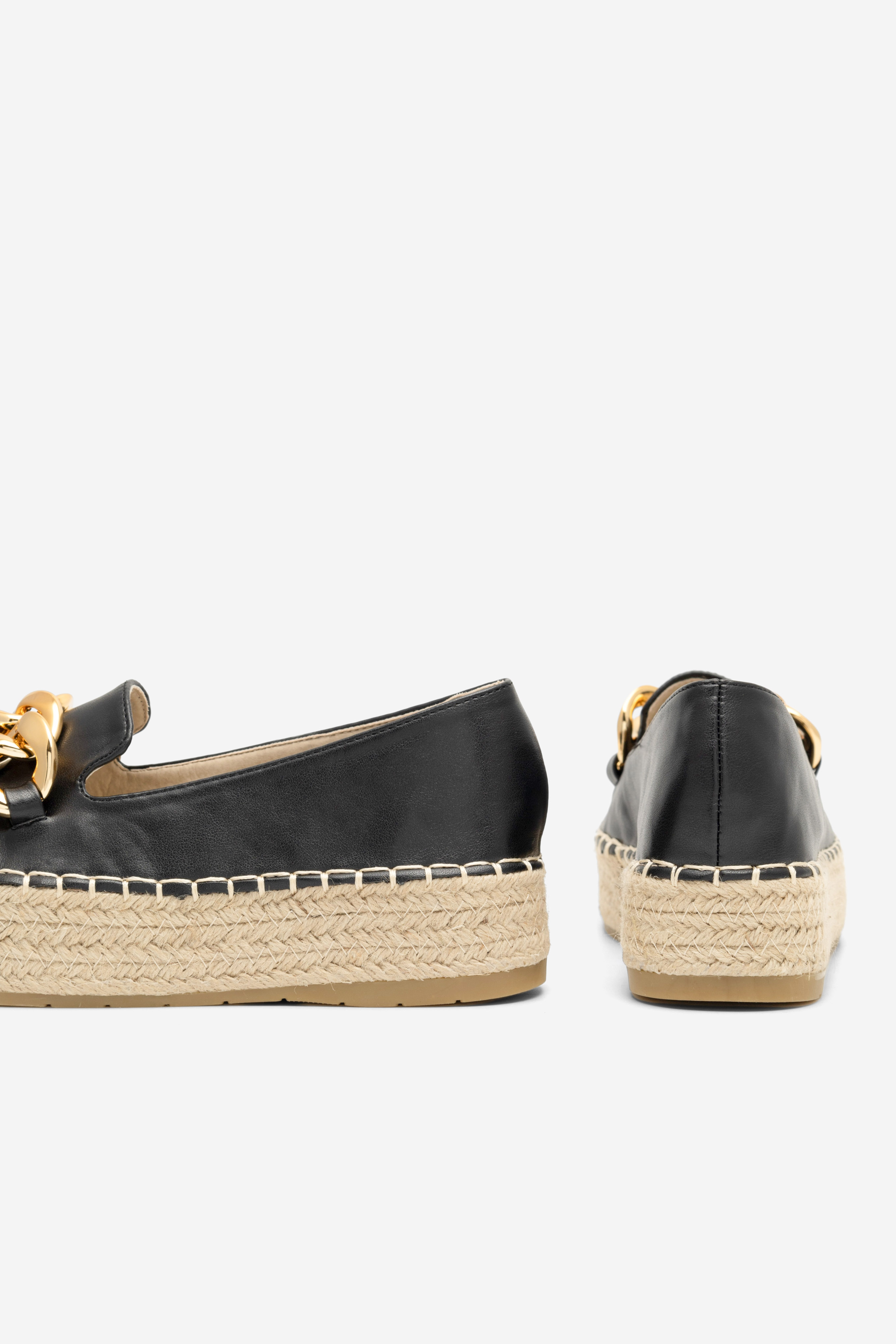 Espadrile Črna