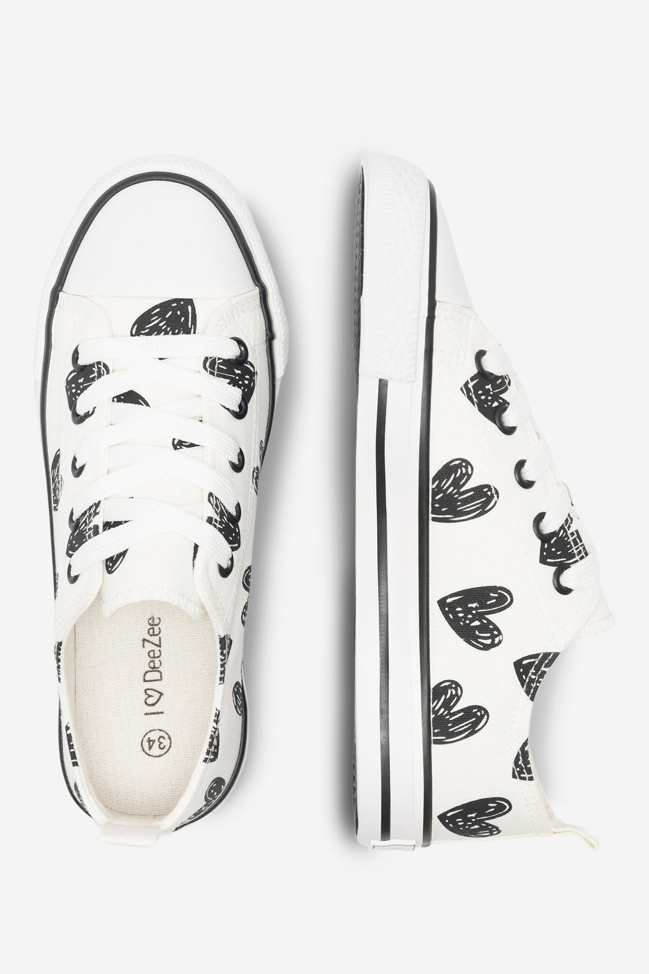 Platnene superge Črna