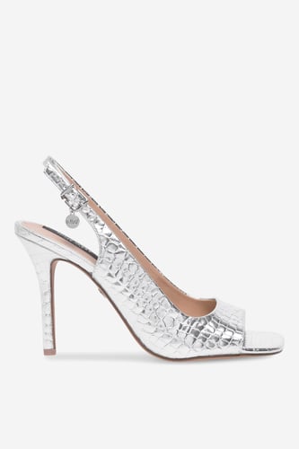 Sandały NINE WEST FF-1065 Srebrny