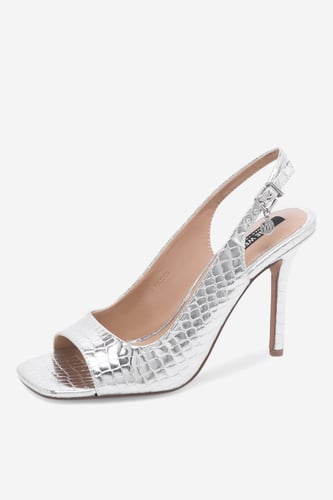 Sandały NINE WEST FF-1065 Srebrny