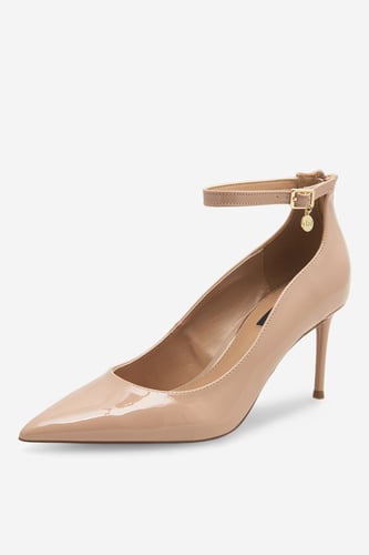 Čevlji s peto NINE WEST SJ1489 Bež