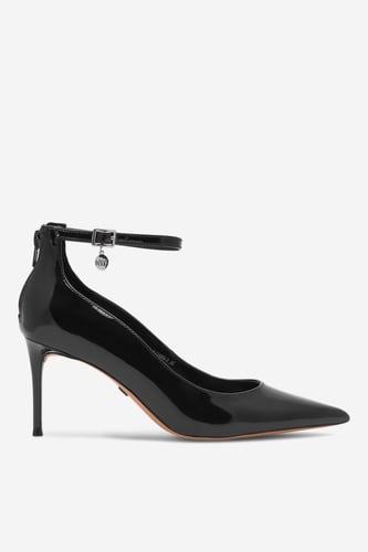 Čevlji s peto NINE WEST SJ1489 Črna