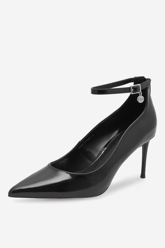 Čevlji s peto NINE WEST SJ1489 Črna