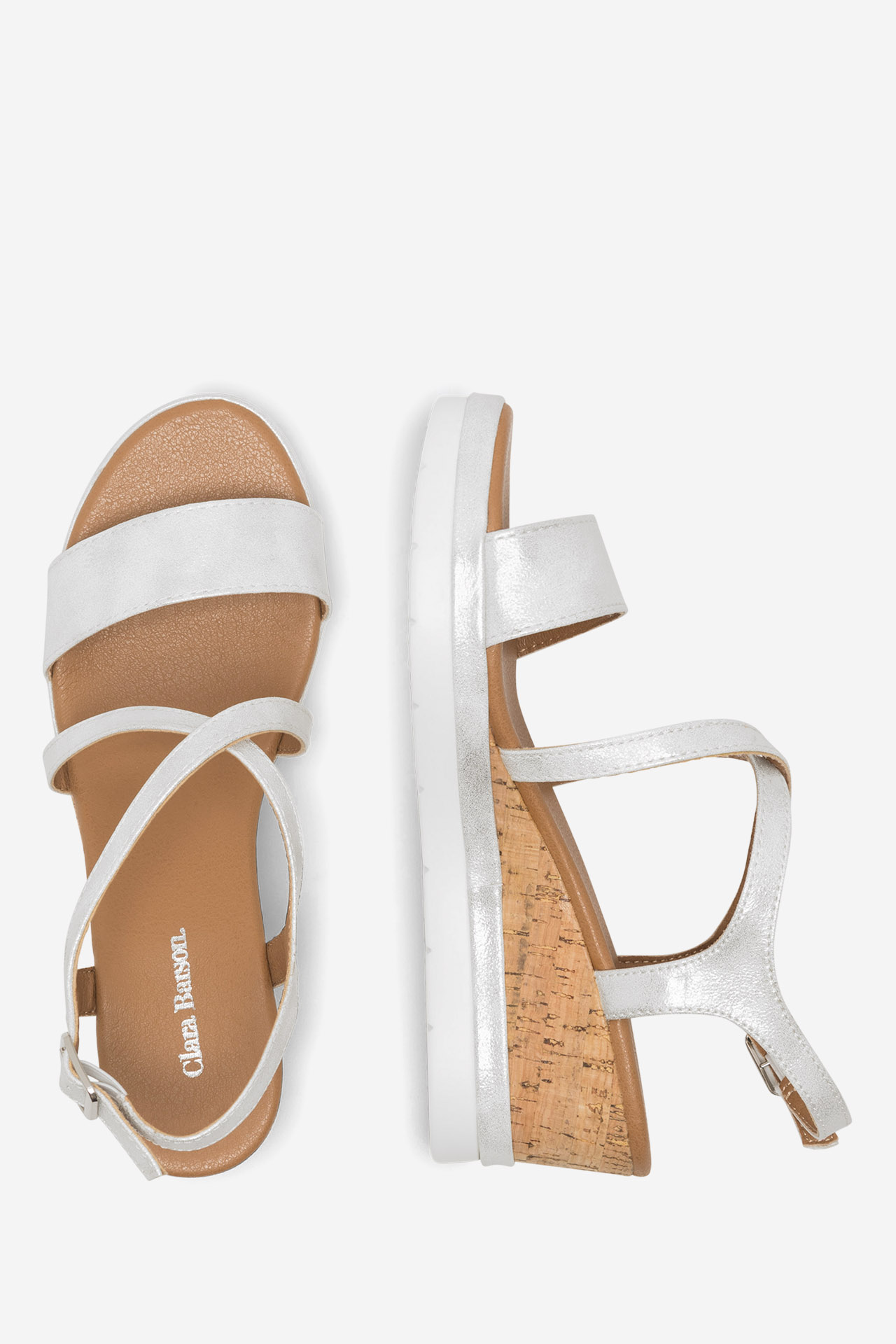 Sandály STŘÍBRNÁ