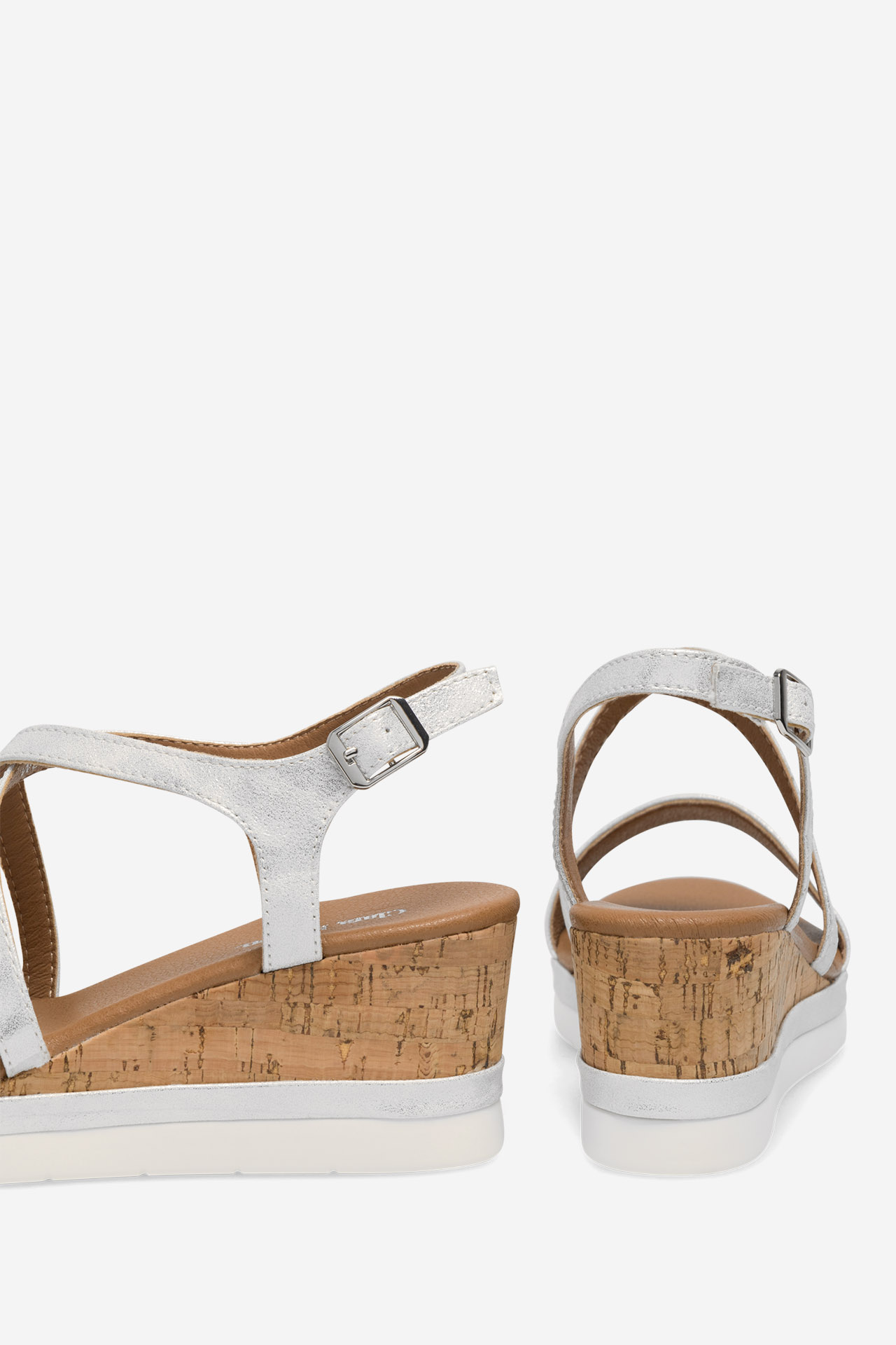 Sandály STŘÍBRNÁ