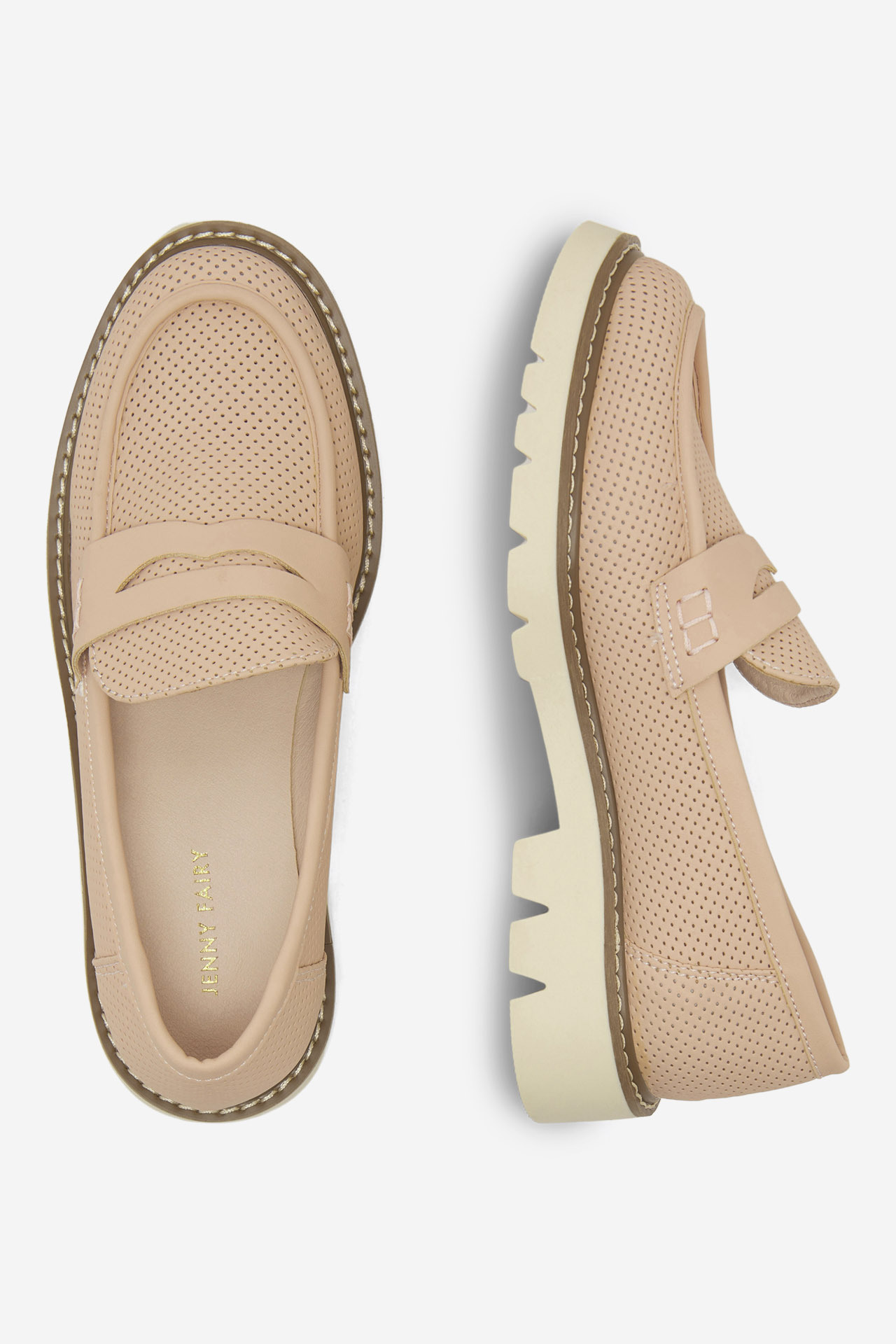 Mocasini ROZ DESCHIS