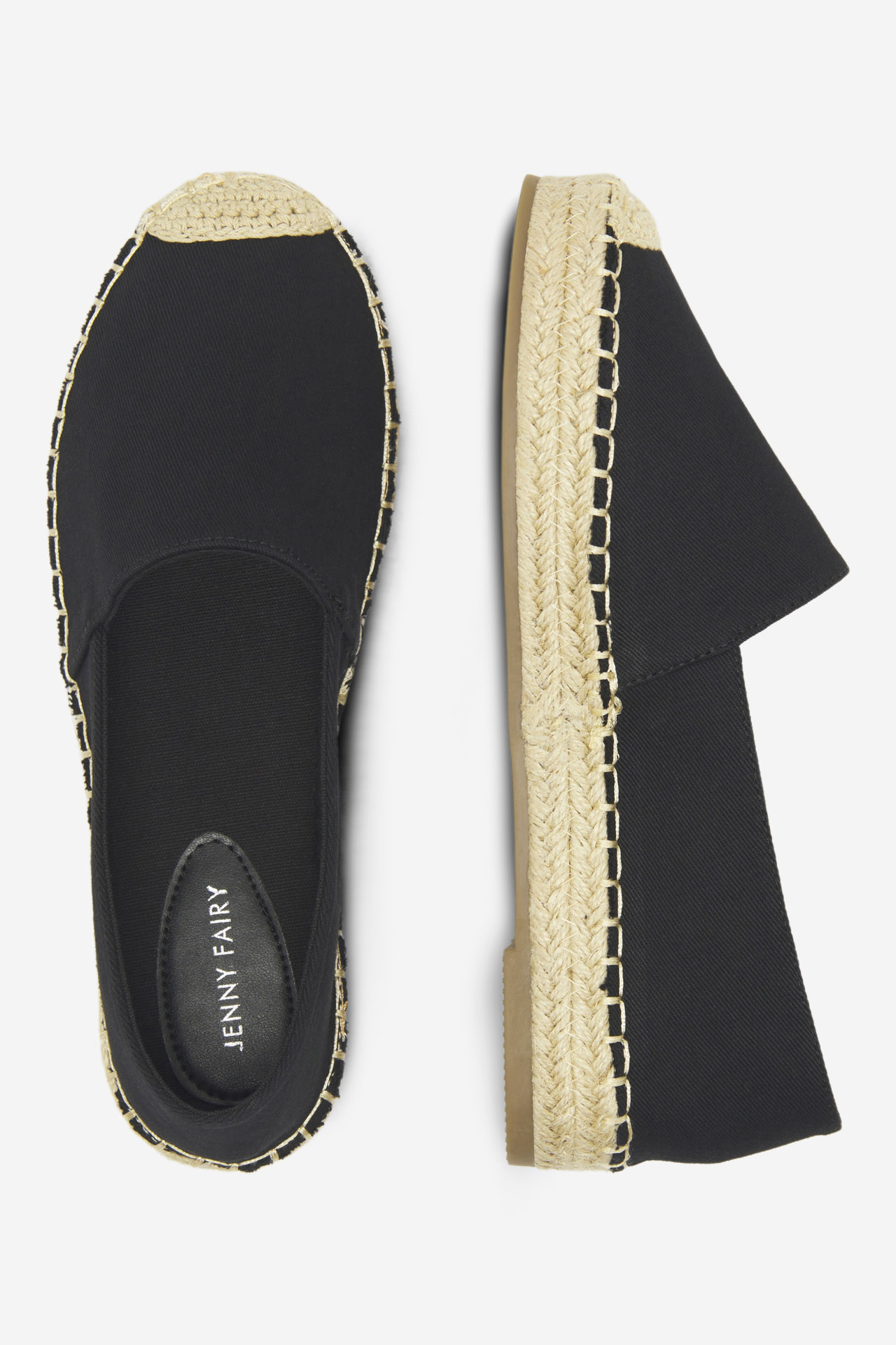 Espadrilky Jenny Fairy WSS990-106 ČERNÁ