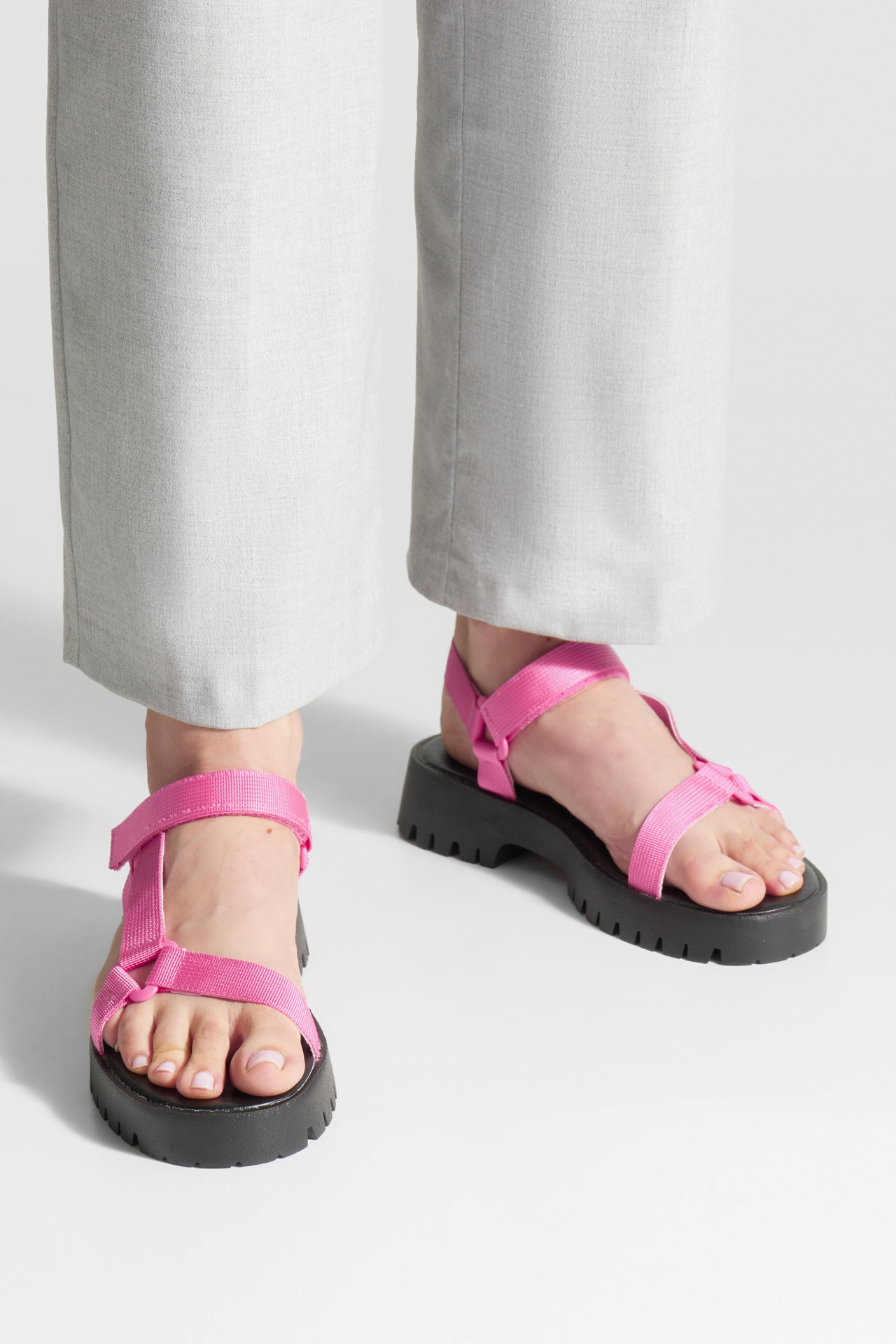 Sandály TMAVĚ RŮŽOVÁ