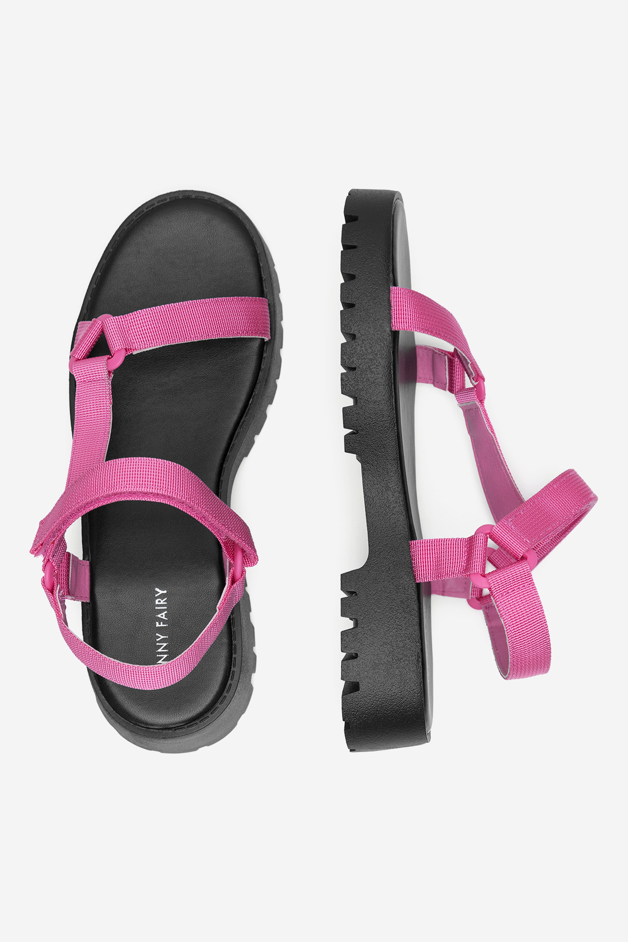 Sandály TMAVĚ RŮŽOVÁ