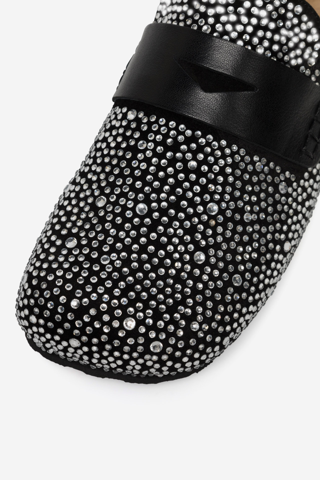 Pantofle STŘÍBRNÁ