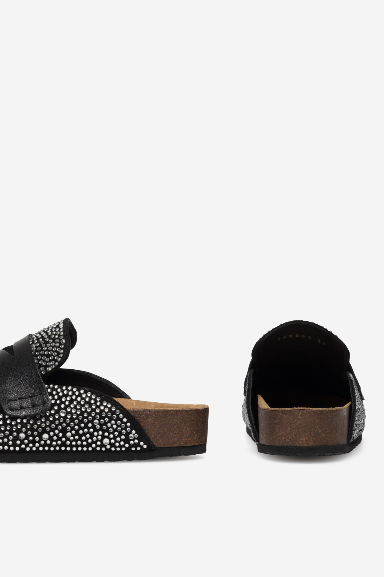 Pantofle STŘÍBRNÁ