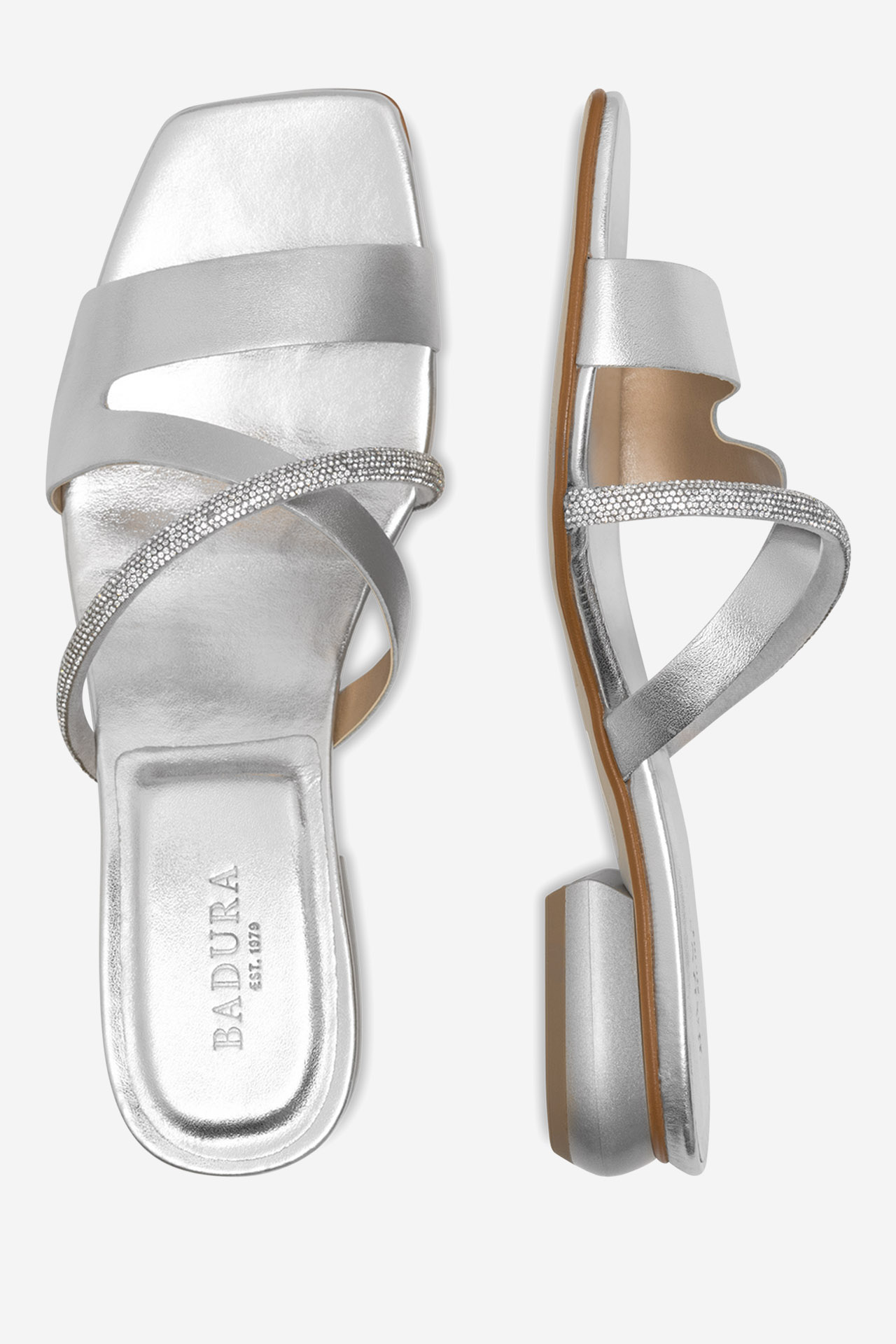 Pantofle STŘÍBRNÁ