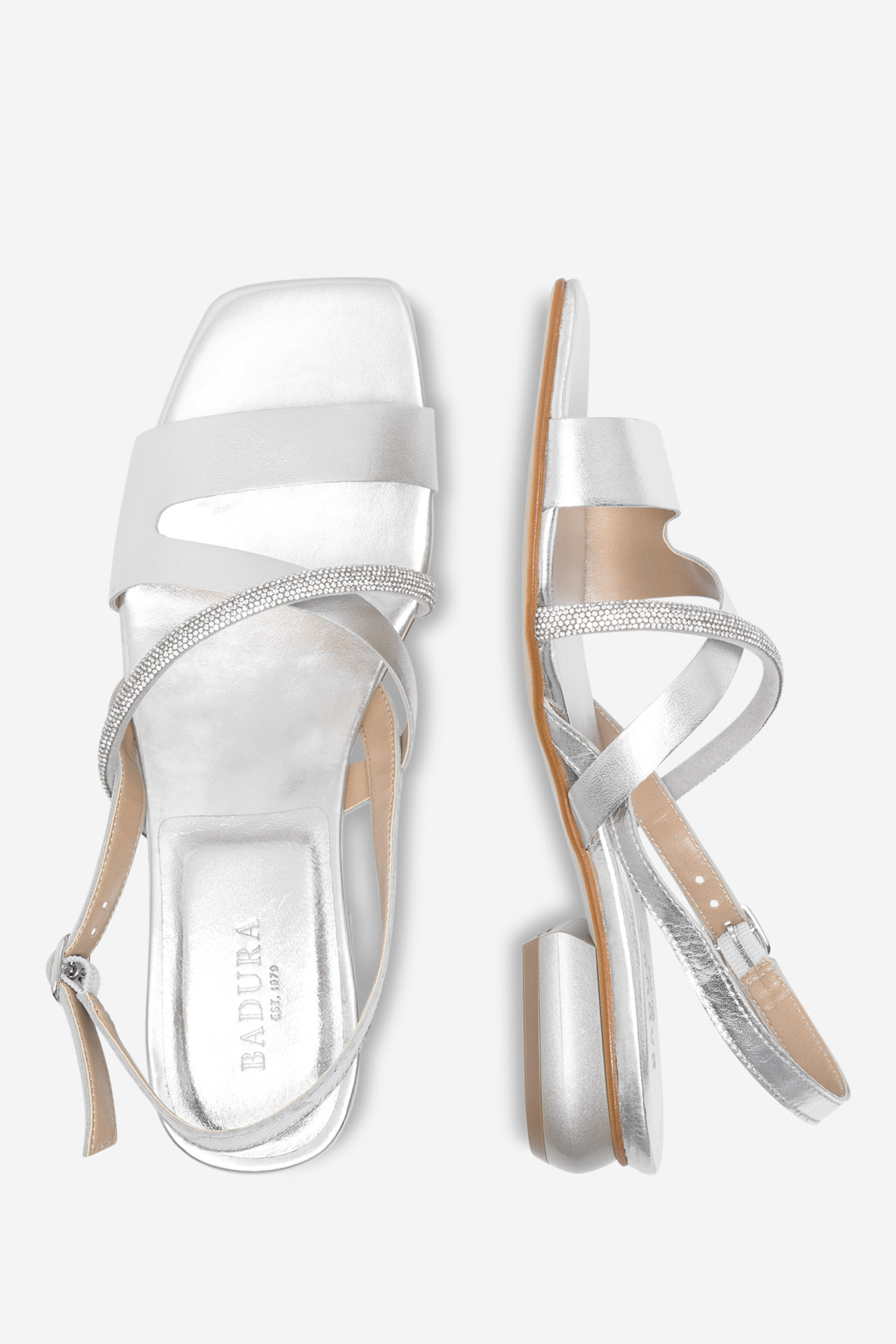 Sandály STŘÍBRNÁ
