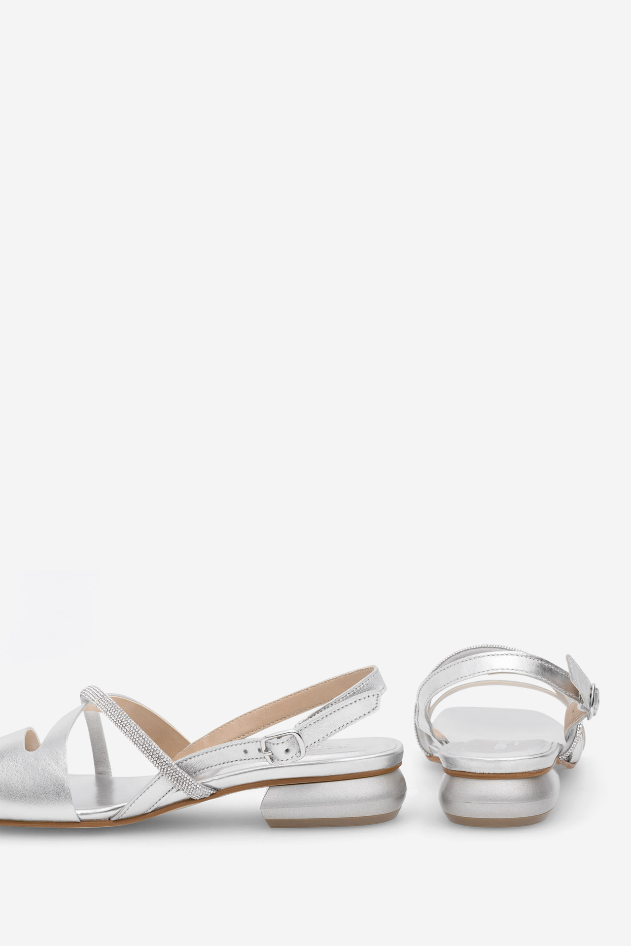 Sandály STŘÍBRNÁ