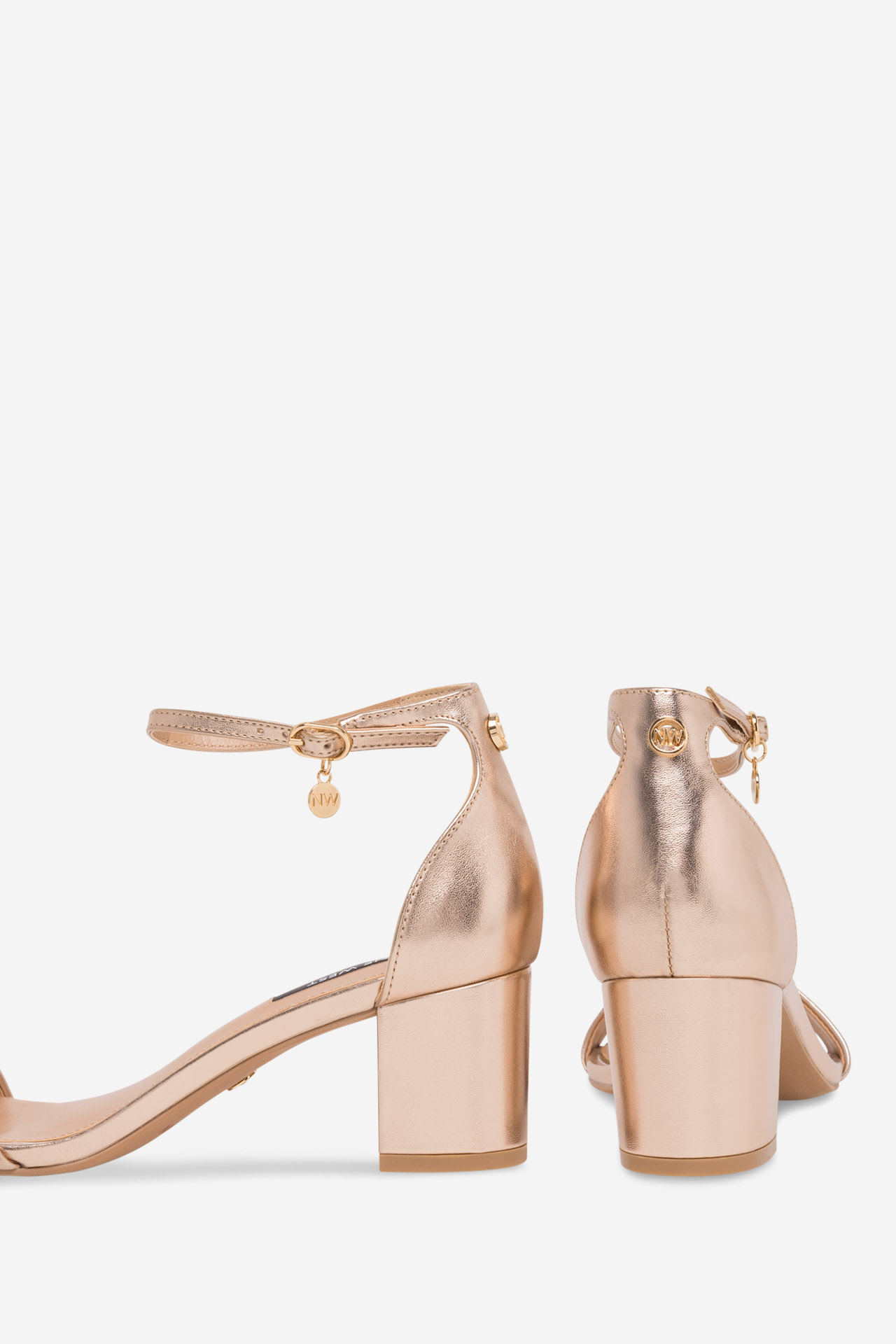 Sandály nine_west WFA2625-1 ZLATÁ