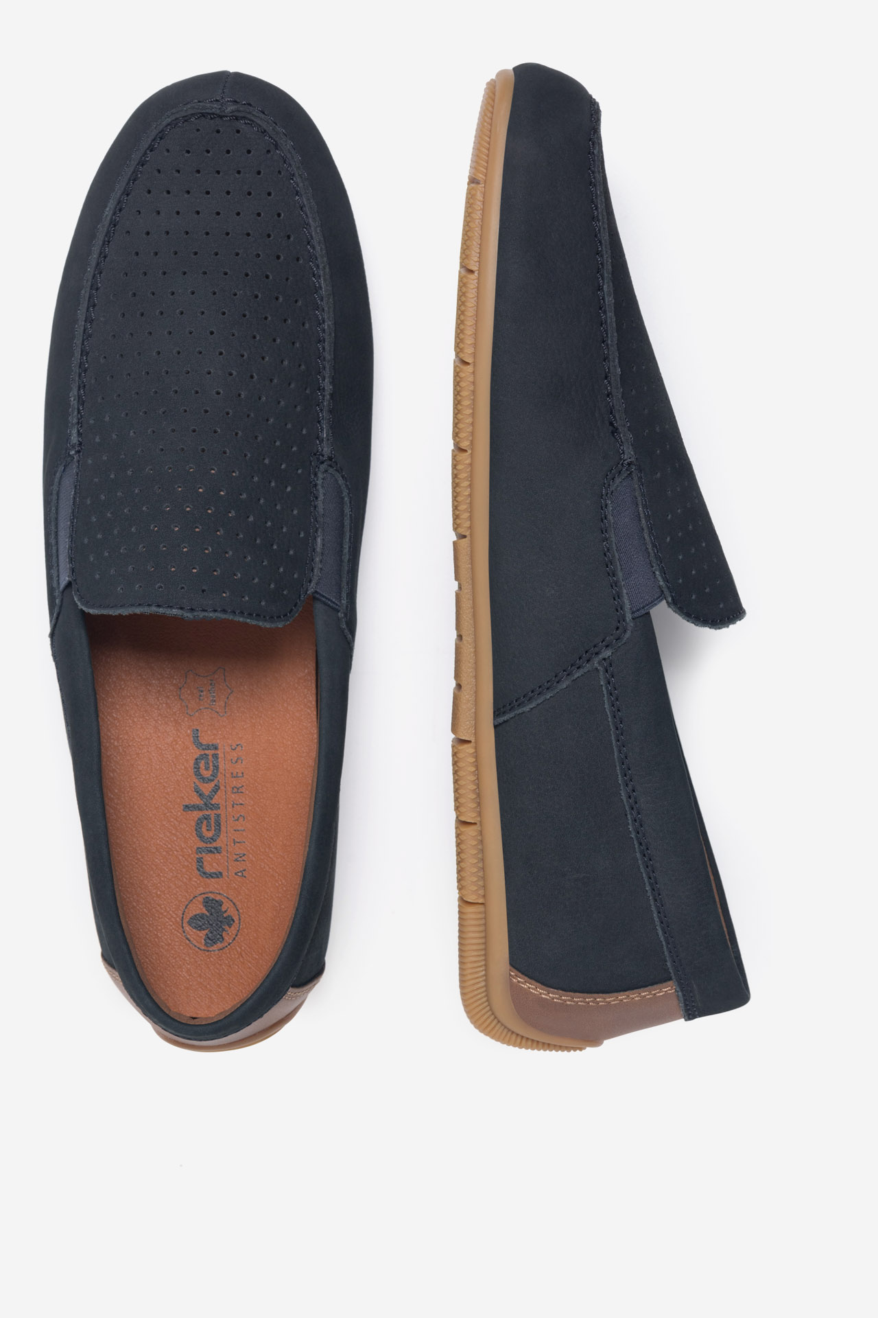 Mokasinke Mornarsko modra