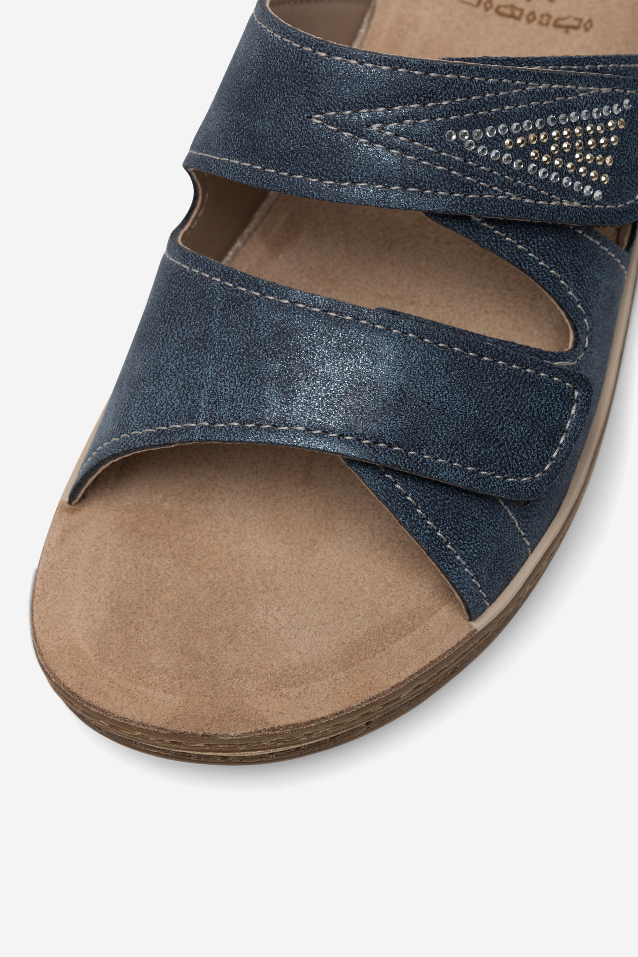 Pantofle TMAVĚ MODRÁ