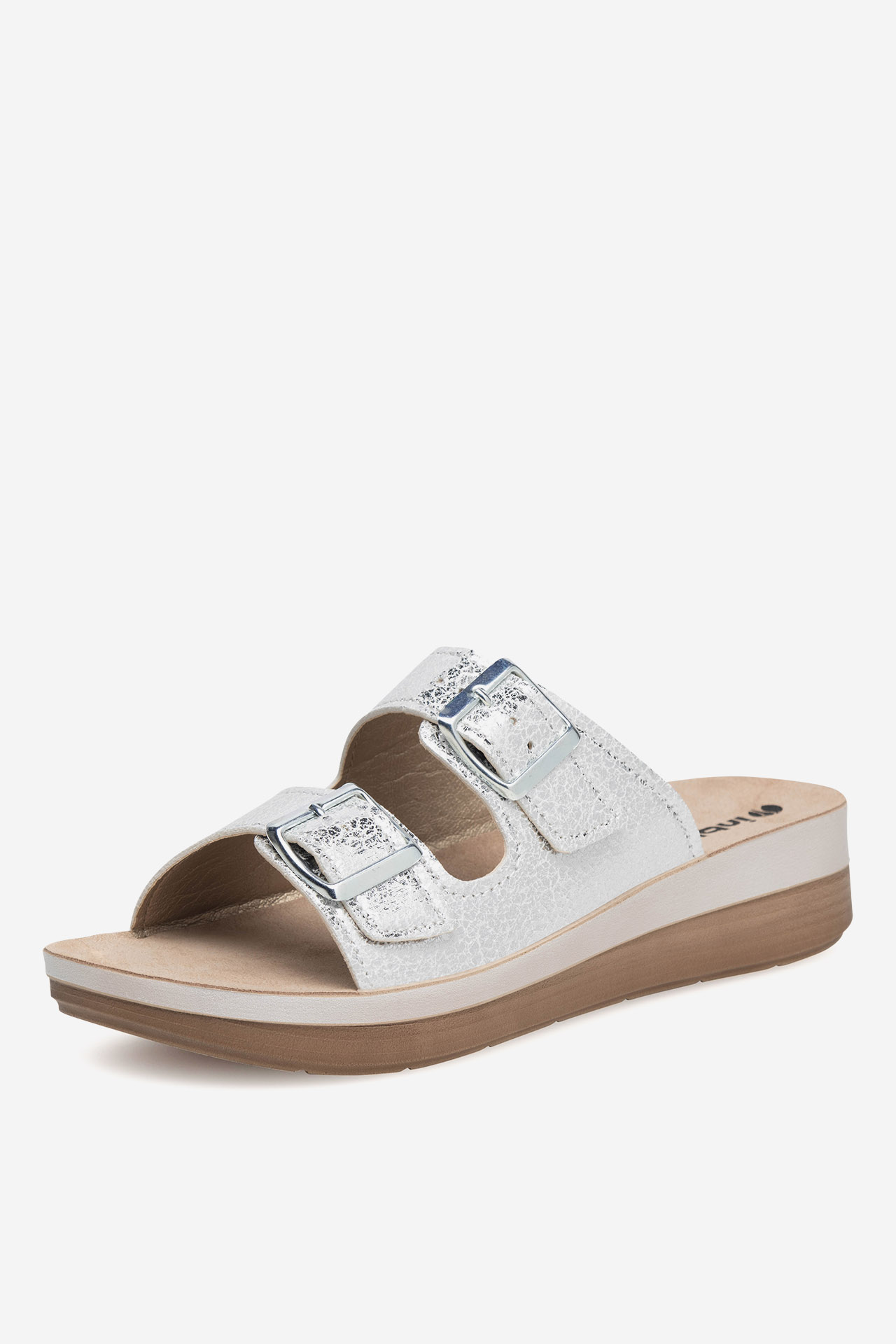 Pantofle STŘÍBRNÁ