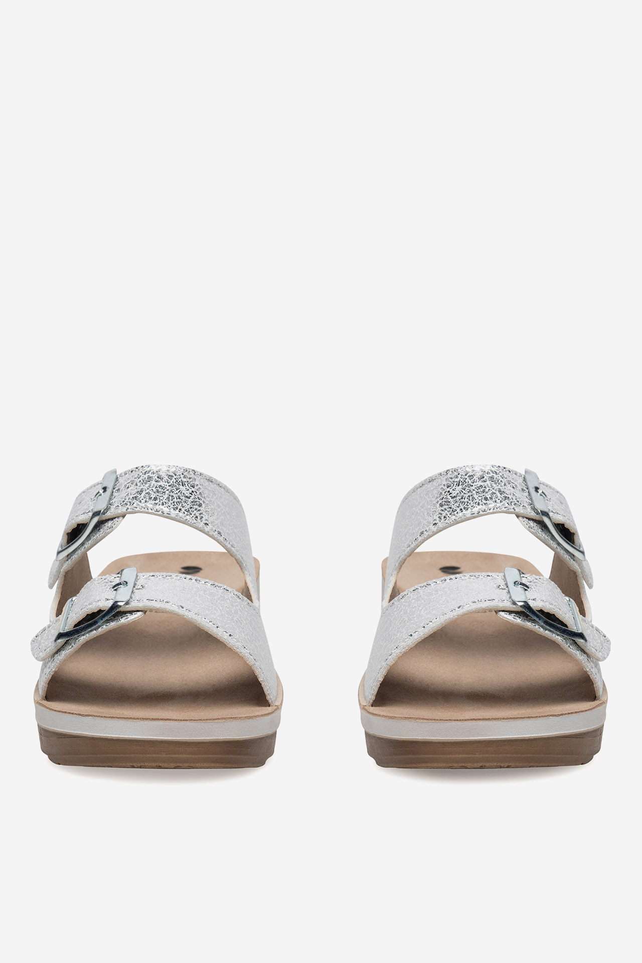 Pantofle STŘÍBRNÁ