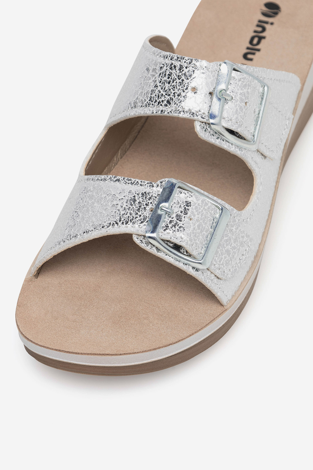 Pantofle STŘÍBRNÁ