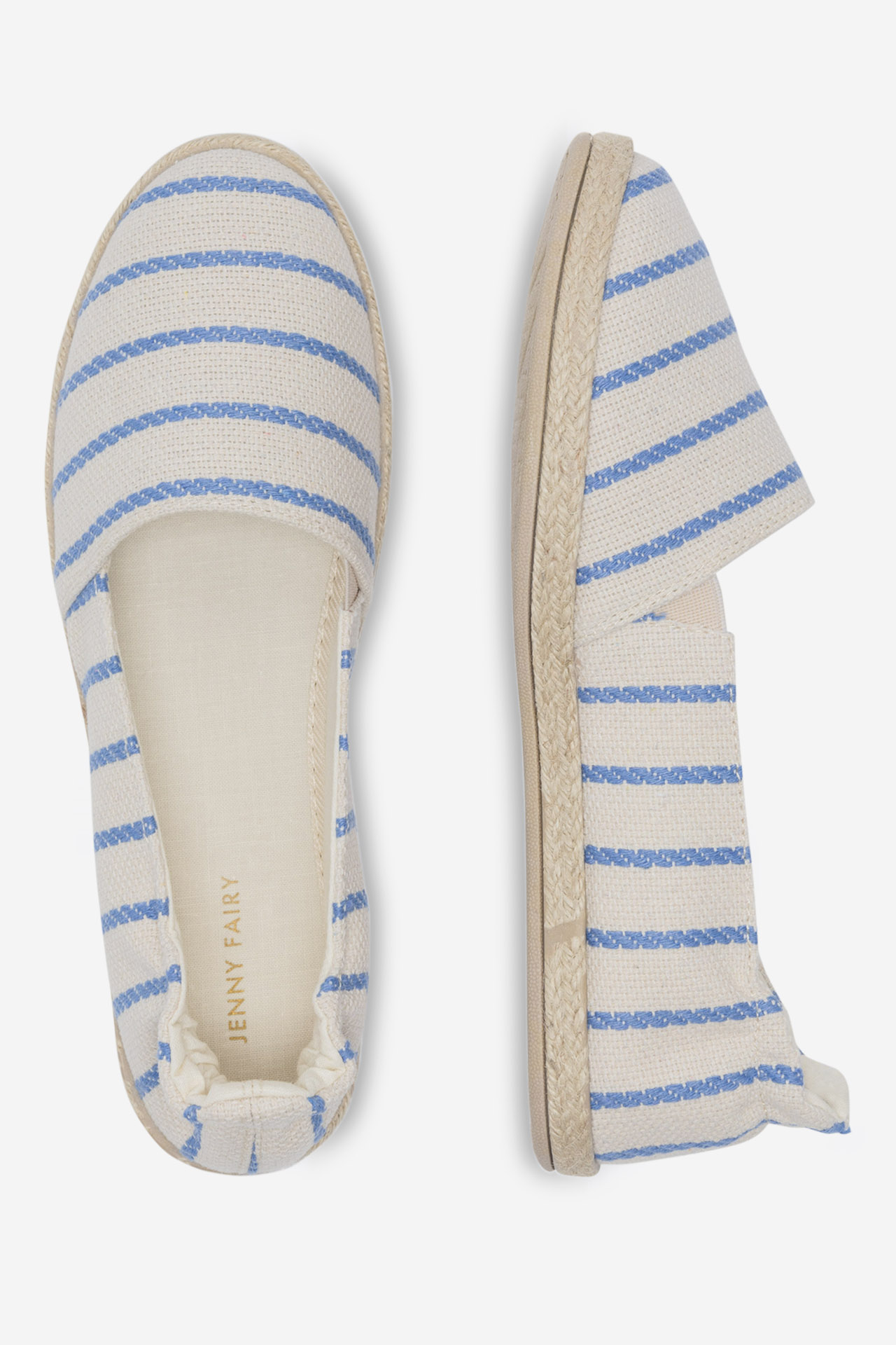 Espadrilky BLANKYTNĚ MODRÁ