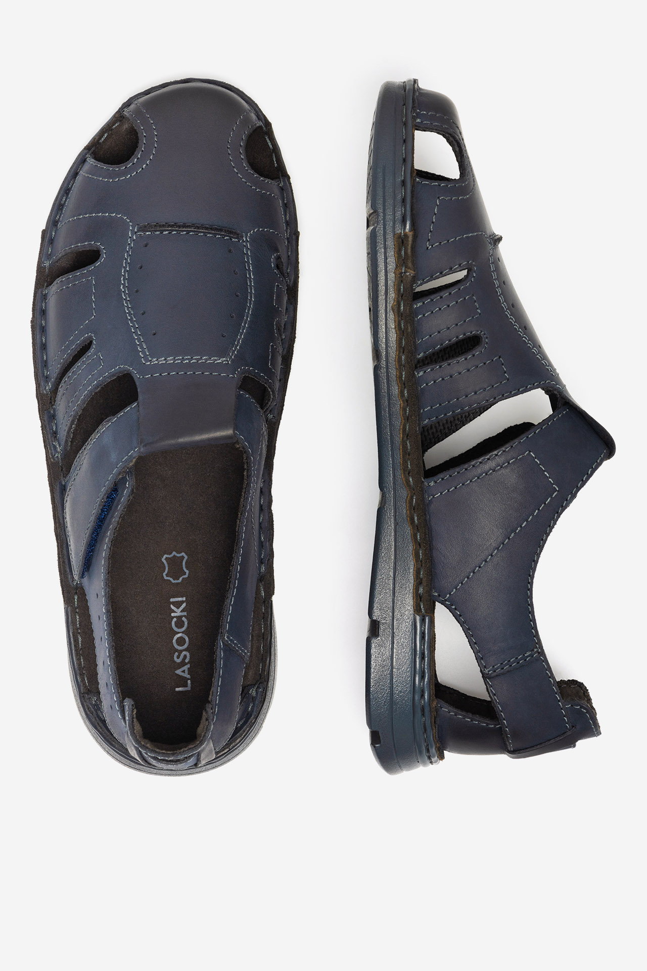 Sandali Mornarsko modra