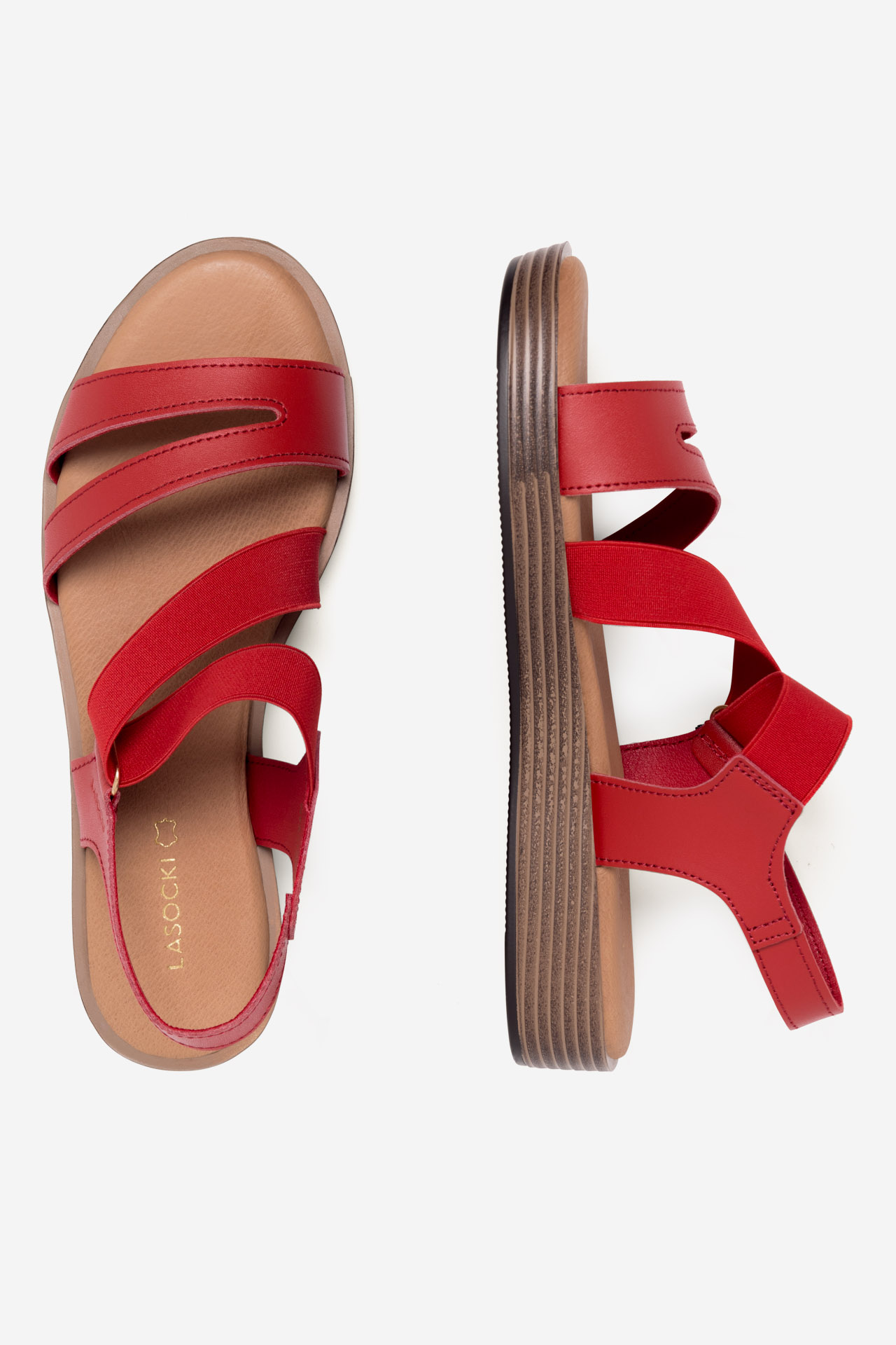 Sandály ČERVENÁ
