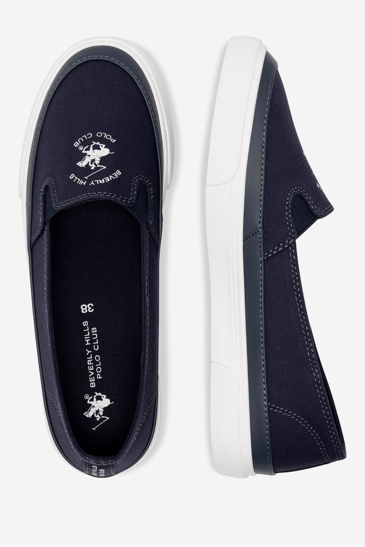 Platnene superge Mornarsko modra