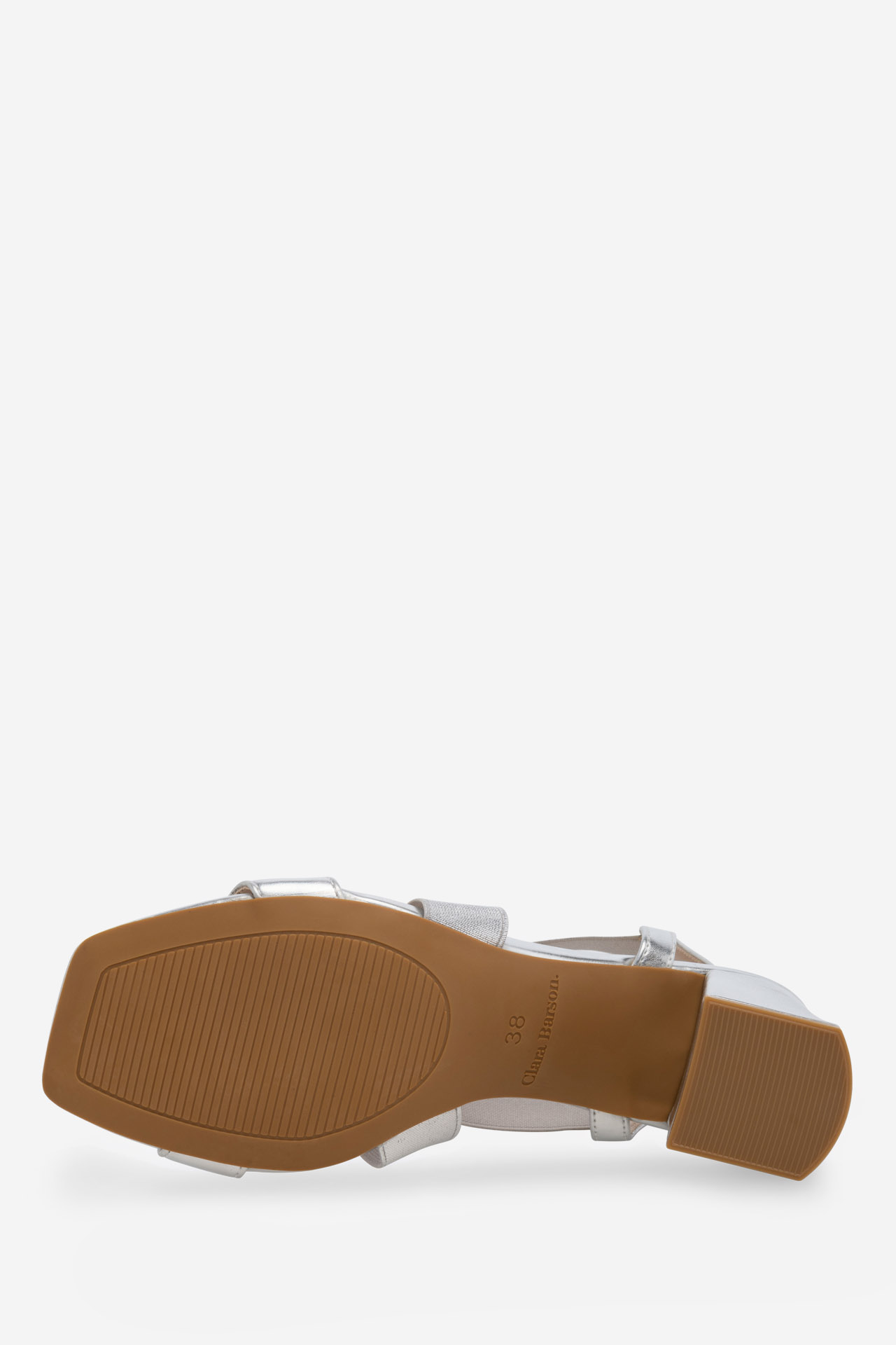 Sandále Strieborná